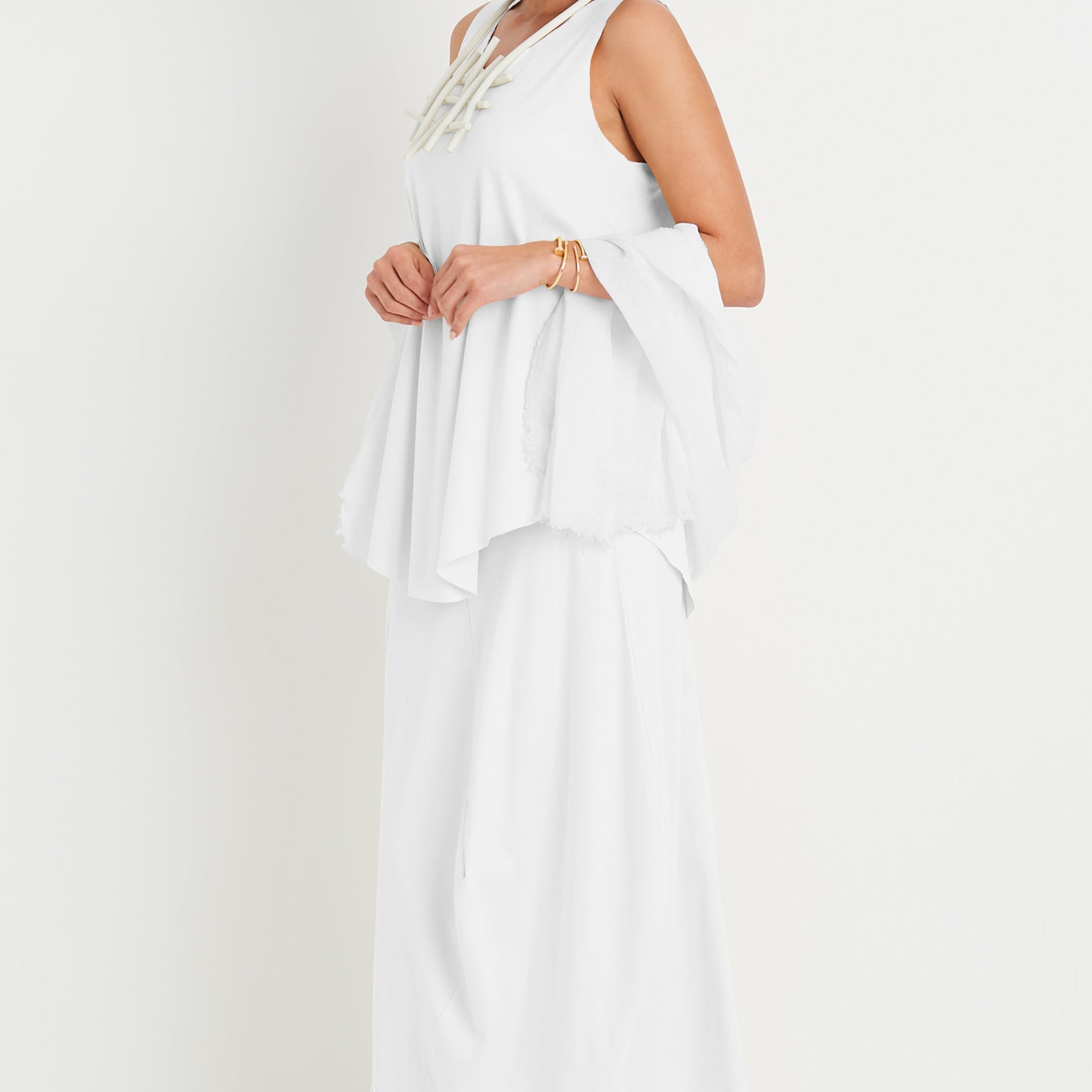 Pima Cotton Shirttail Tank