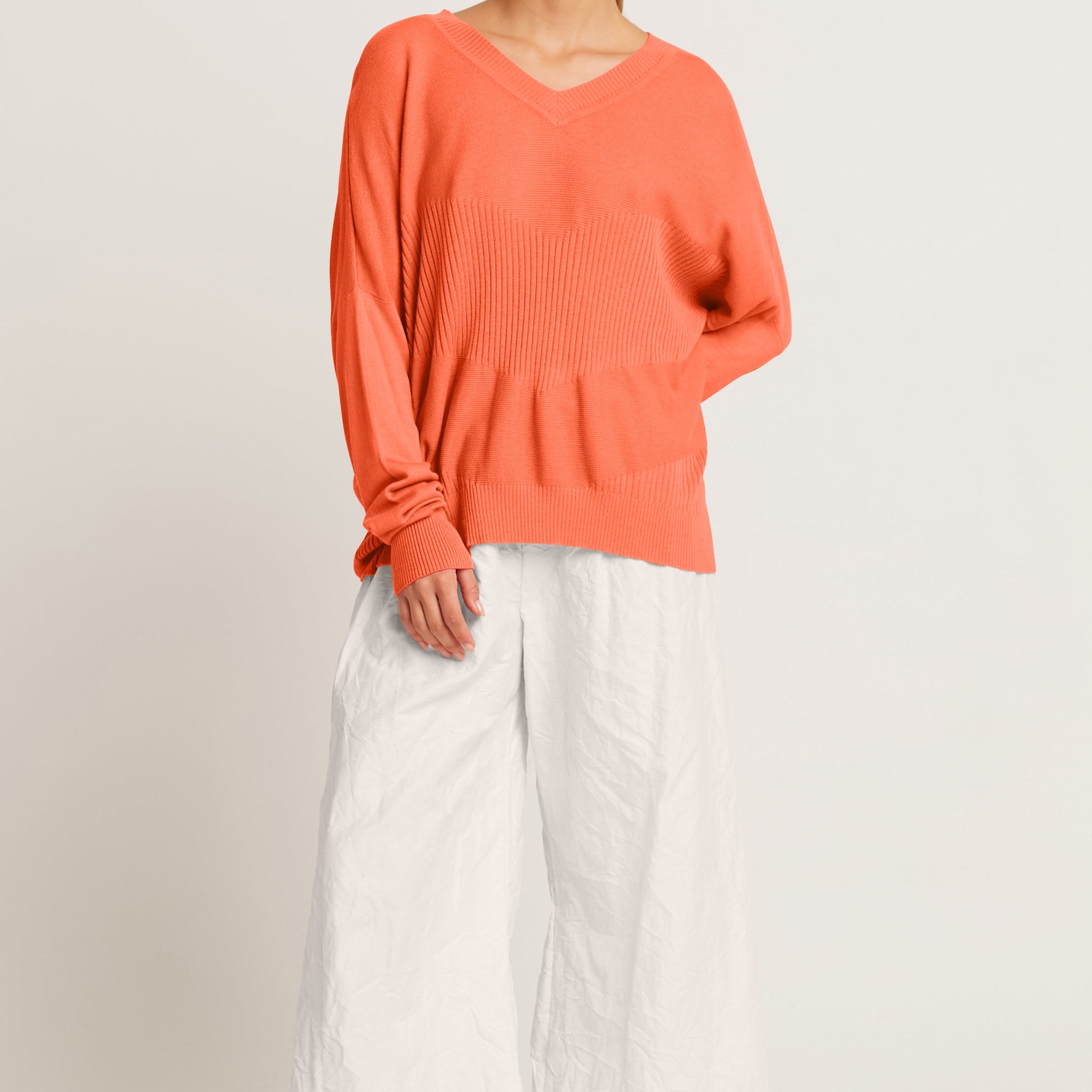 Pima Cotton Summer V Neck Sweater