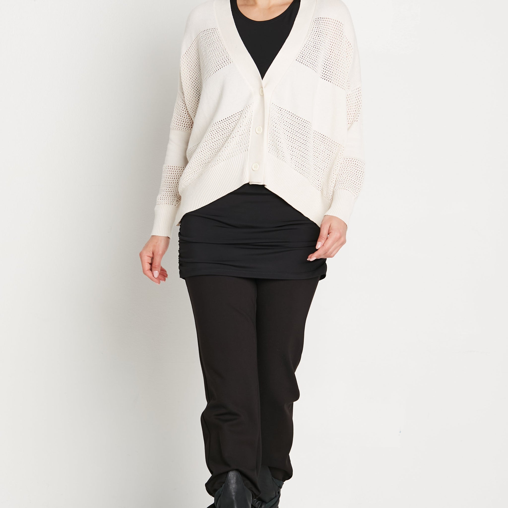Pima Cotton Hip Cardi