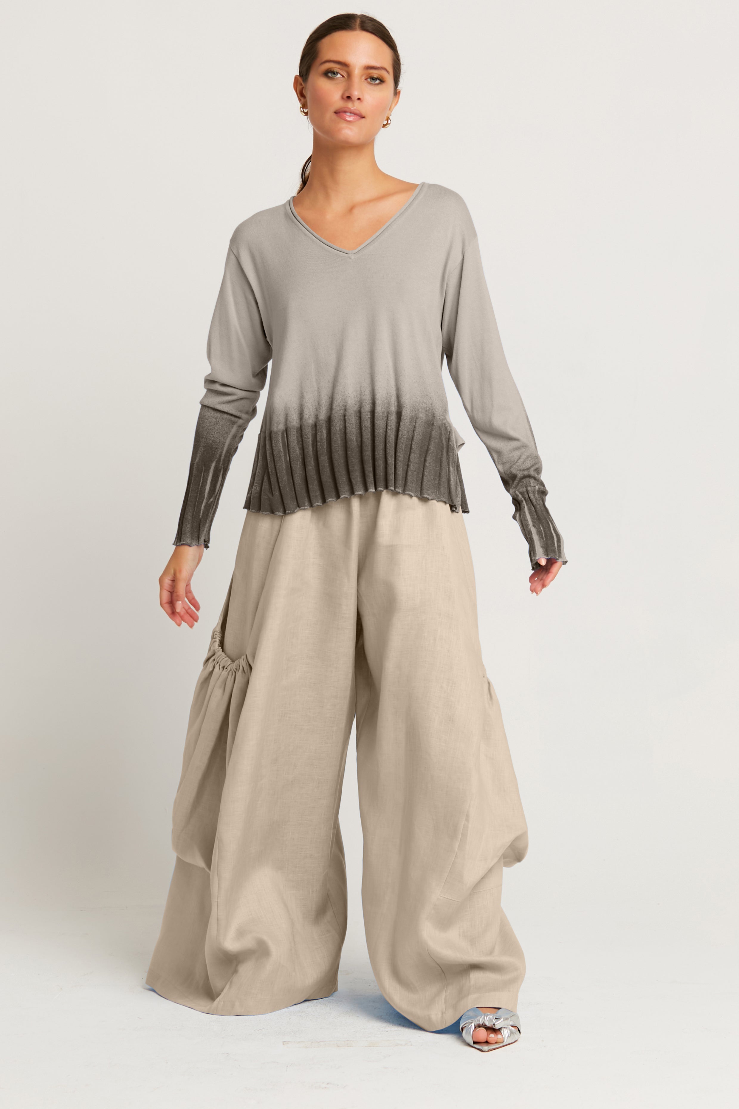 Pima Cotton Faded Glory V Neck Sweater
