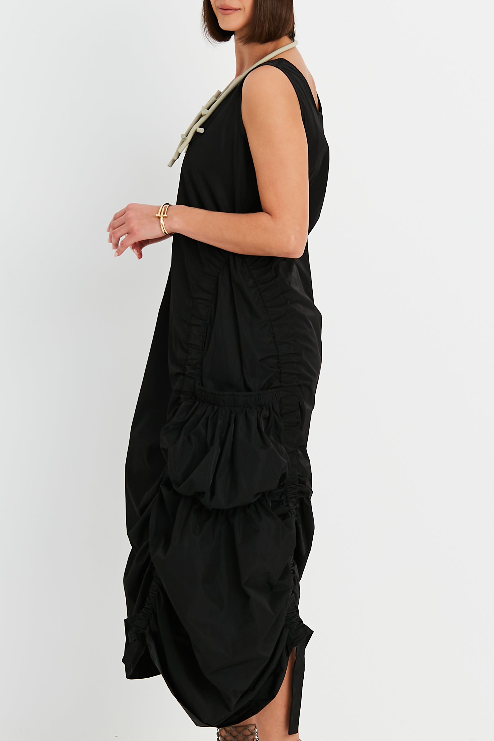 Nylon Big Pocket Dress