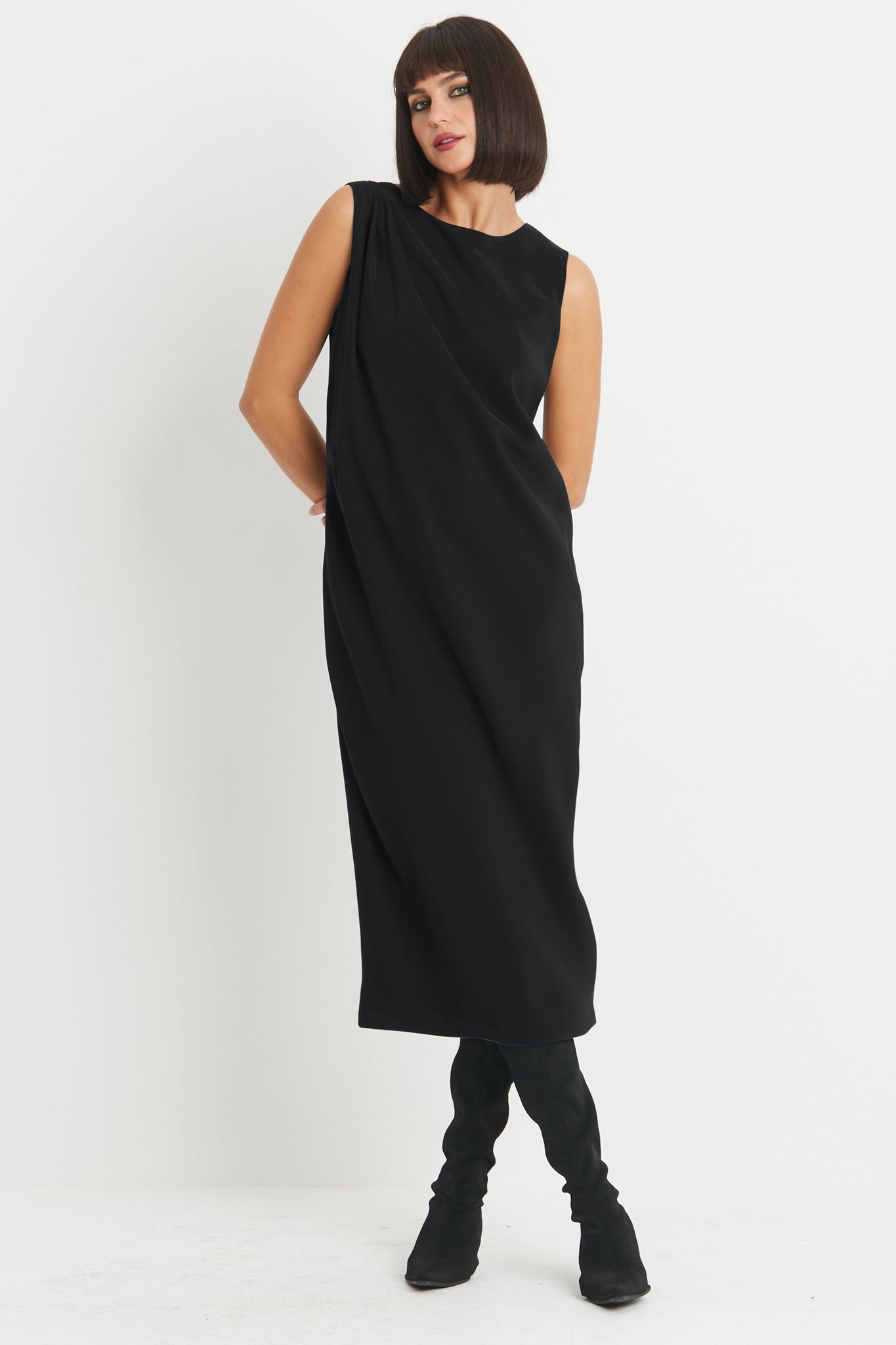 Peachskin Sophisticated Dress