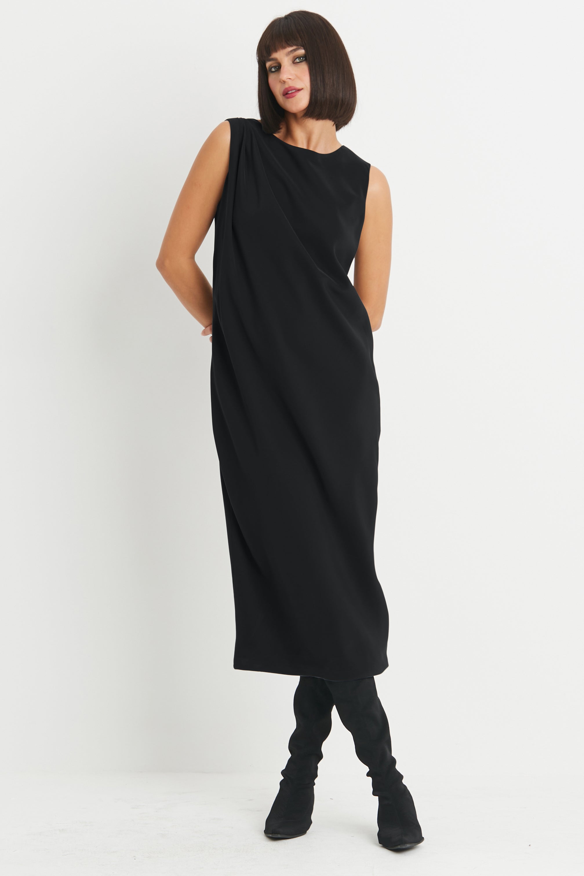 Peachskin Sophisticated Dress