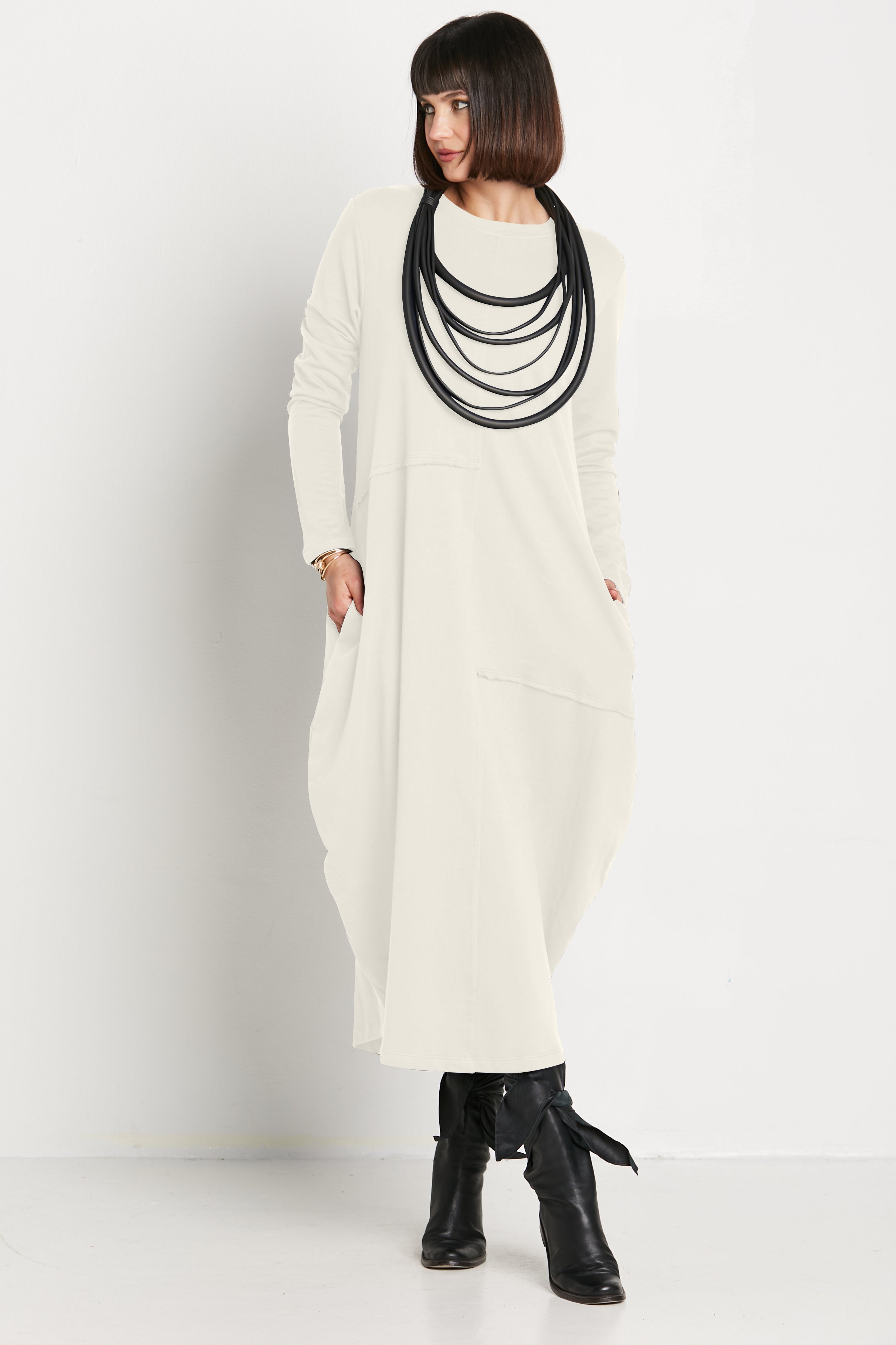 French Terry Bubble Dress