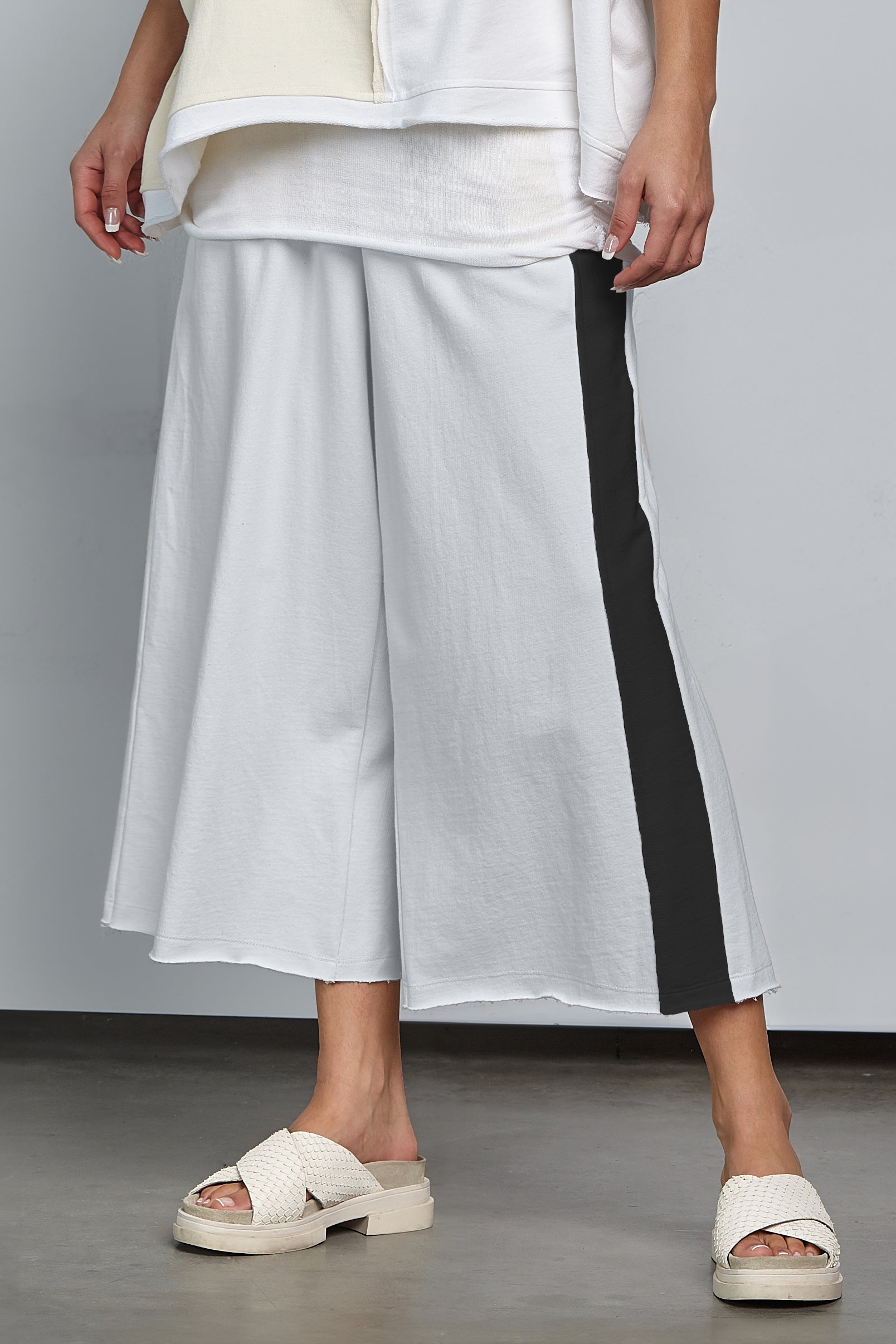 French Terry 2 Tone Baggy Pant