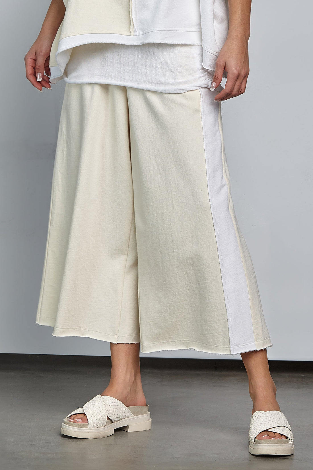 French Terry 2 Tone Baggy Pant