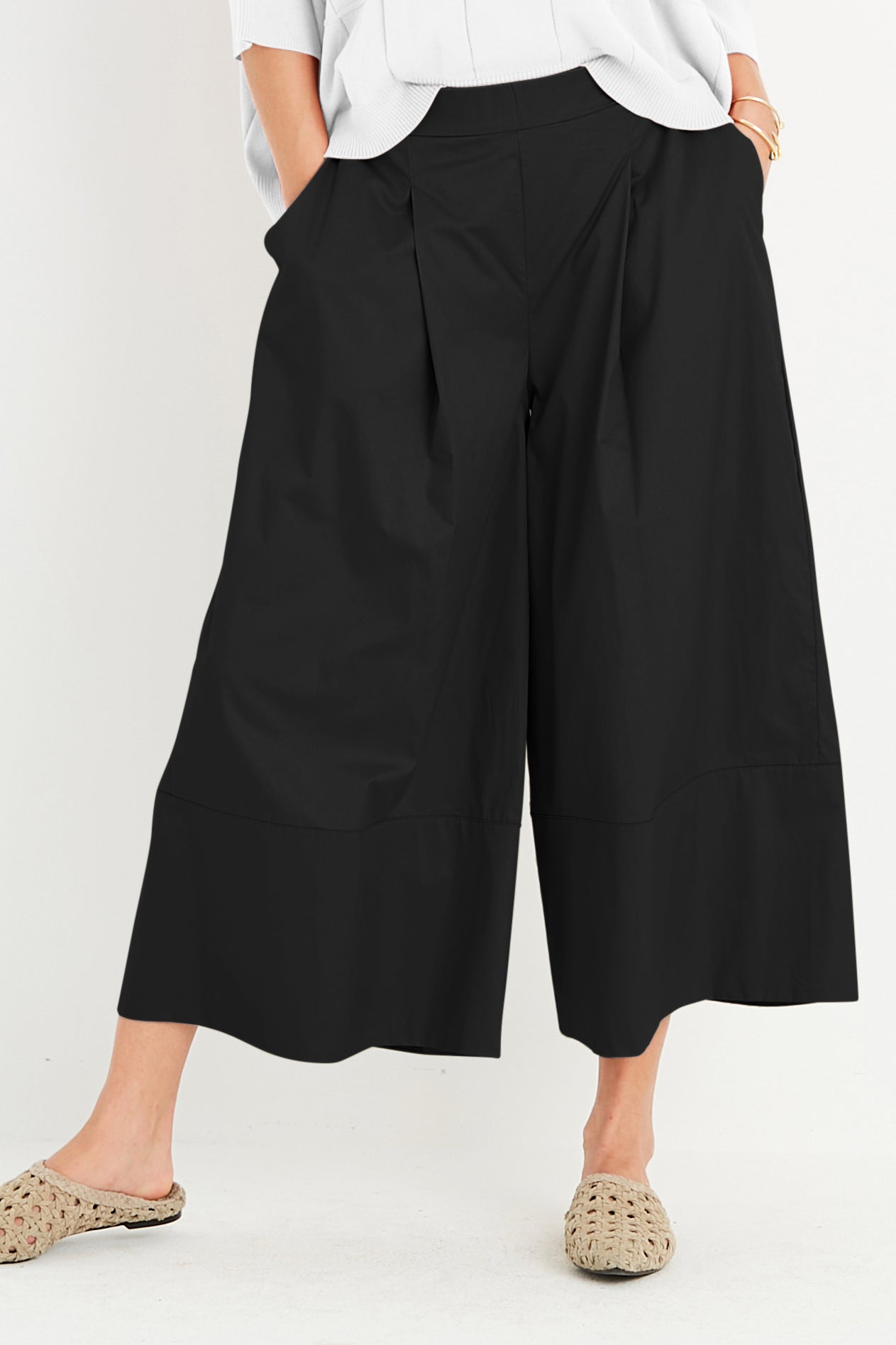 Cotton Gaucho Pants