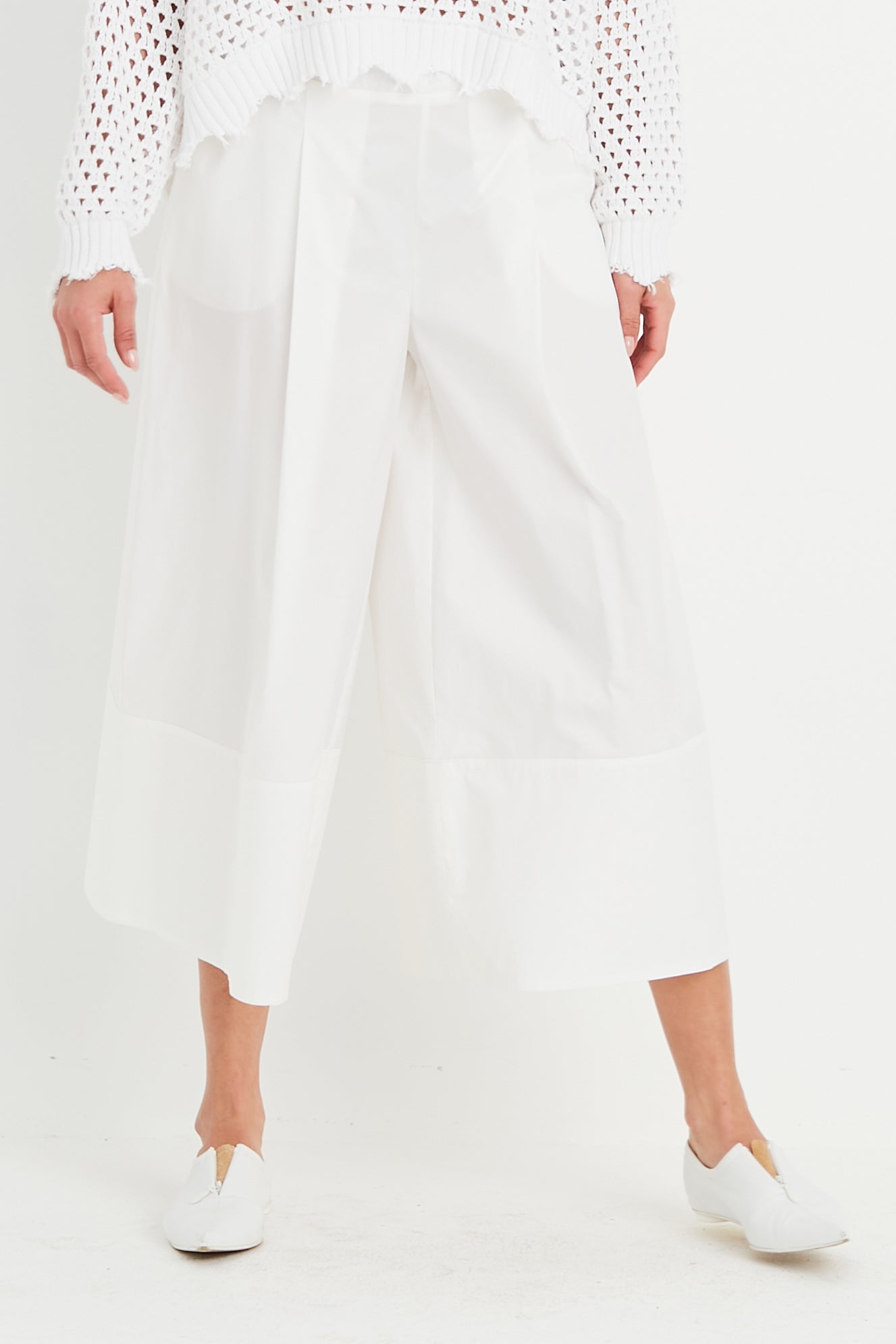 Cotton Gaucho Pants