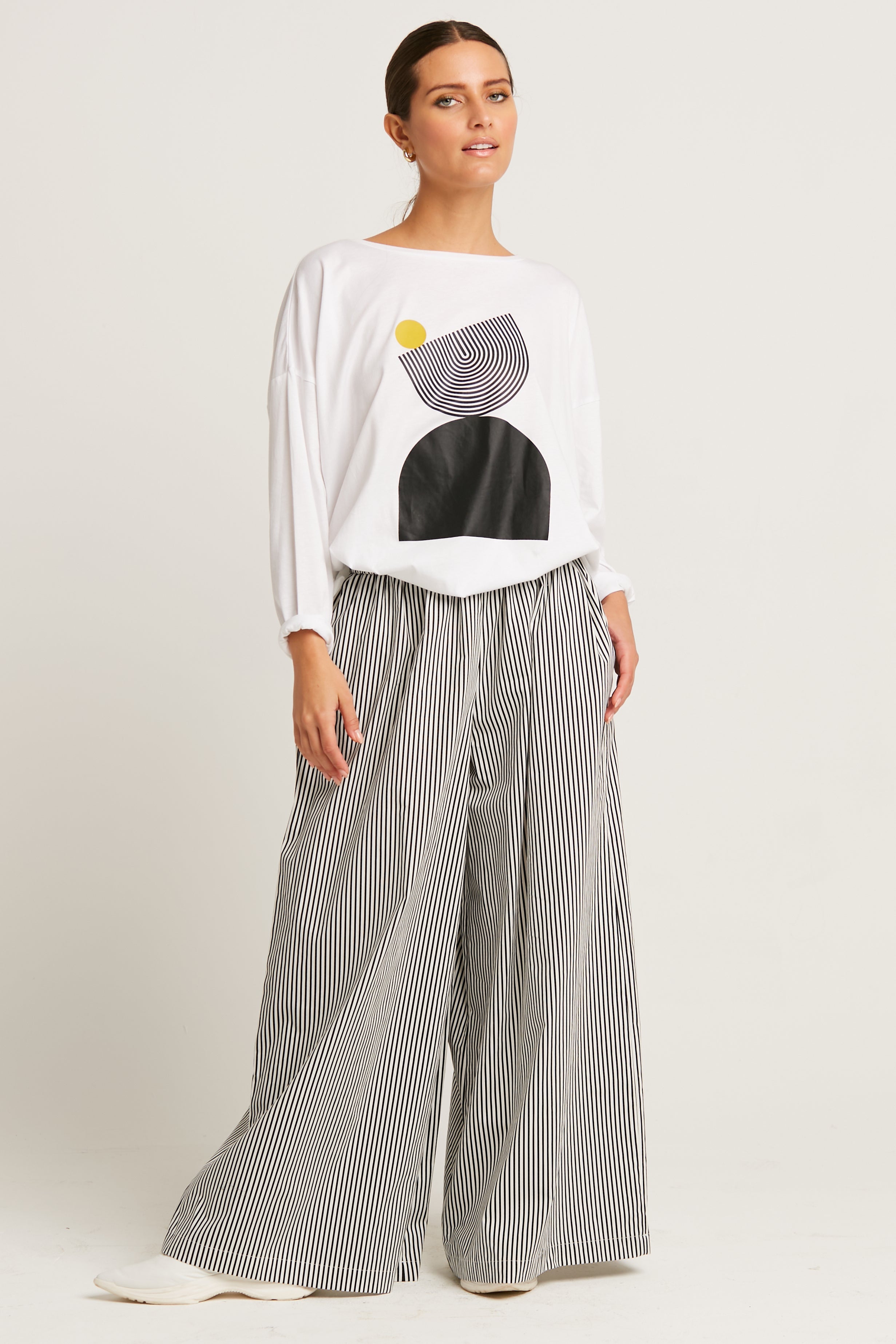 Cotton Palazzo Pants