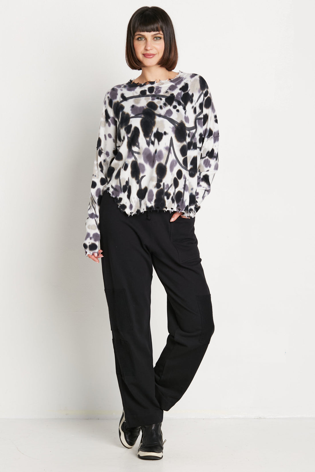 French Terry Patch Pants