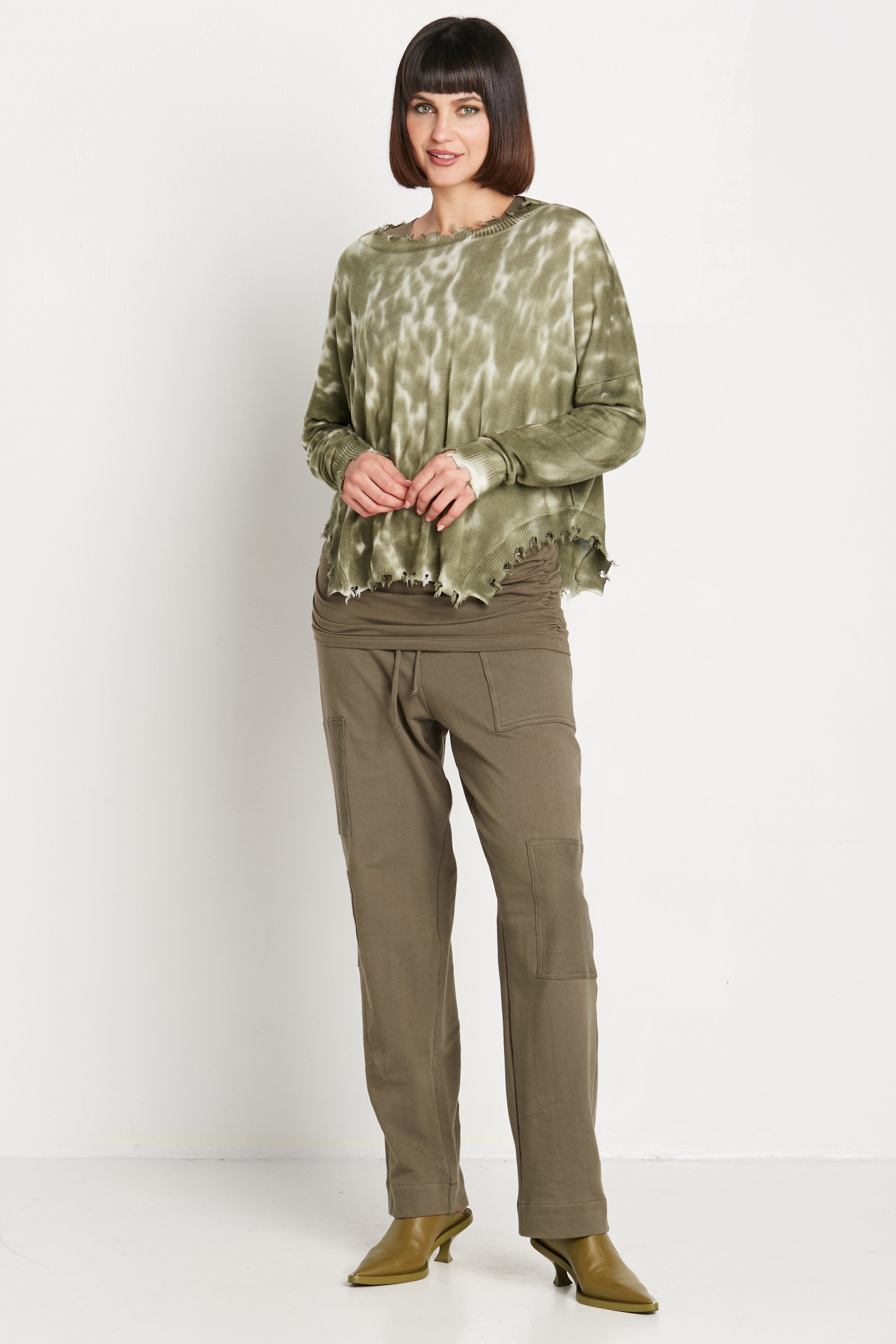 French Terry Patch Pants