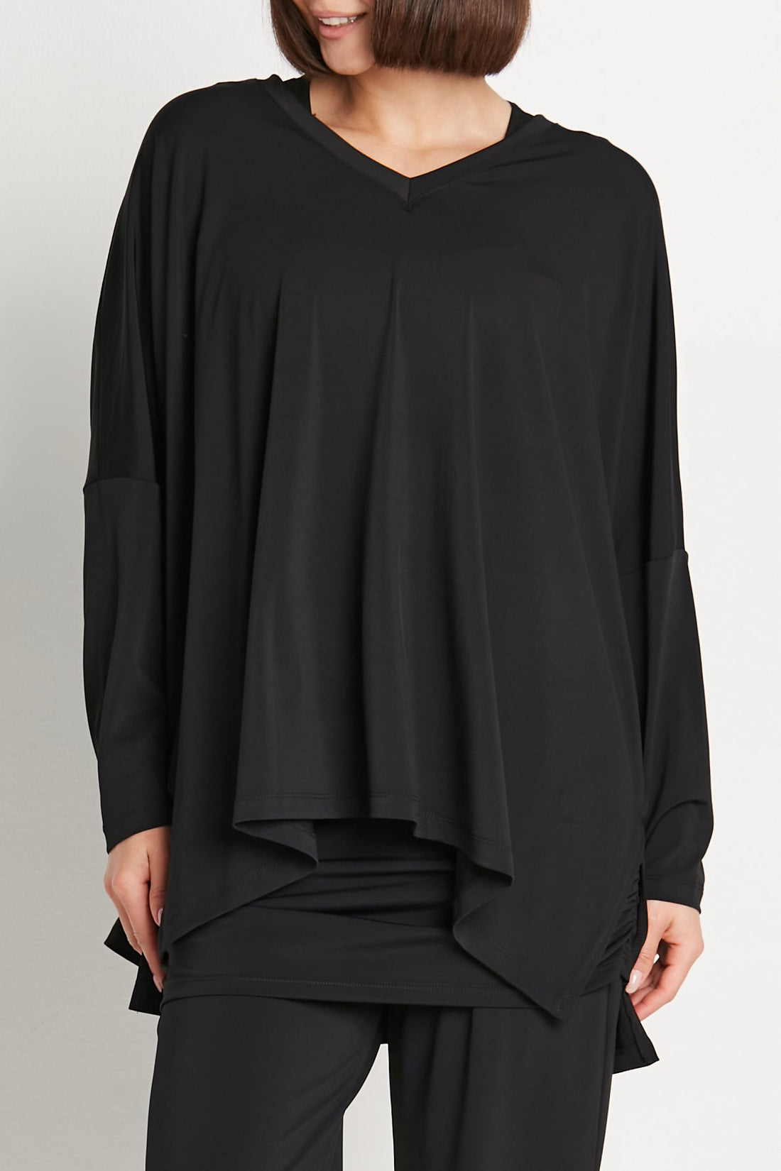 Matte Jersey Nu V Top