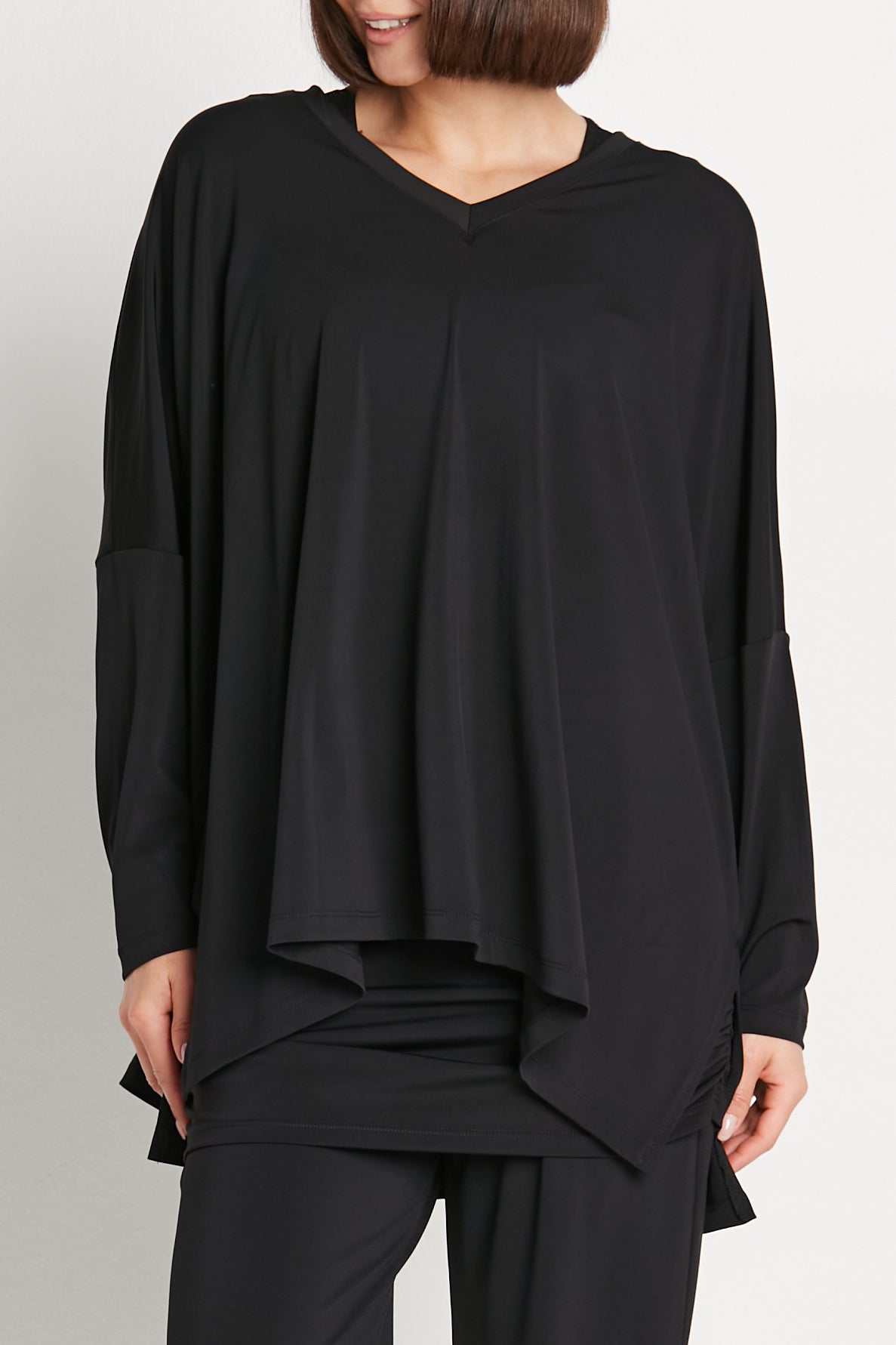 Matte Jersey Nu V Top