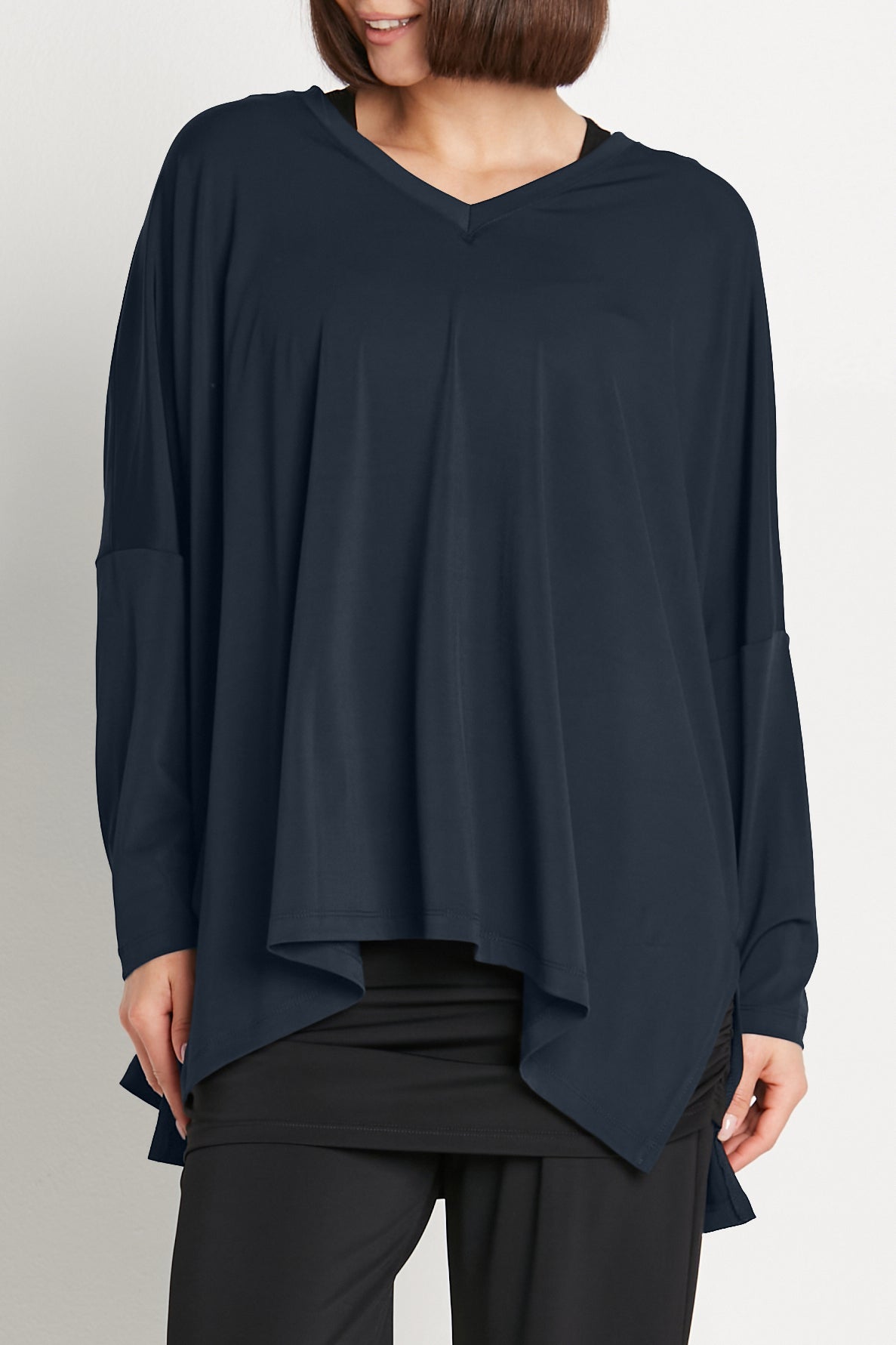 Matte Jersey Nu V Top