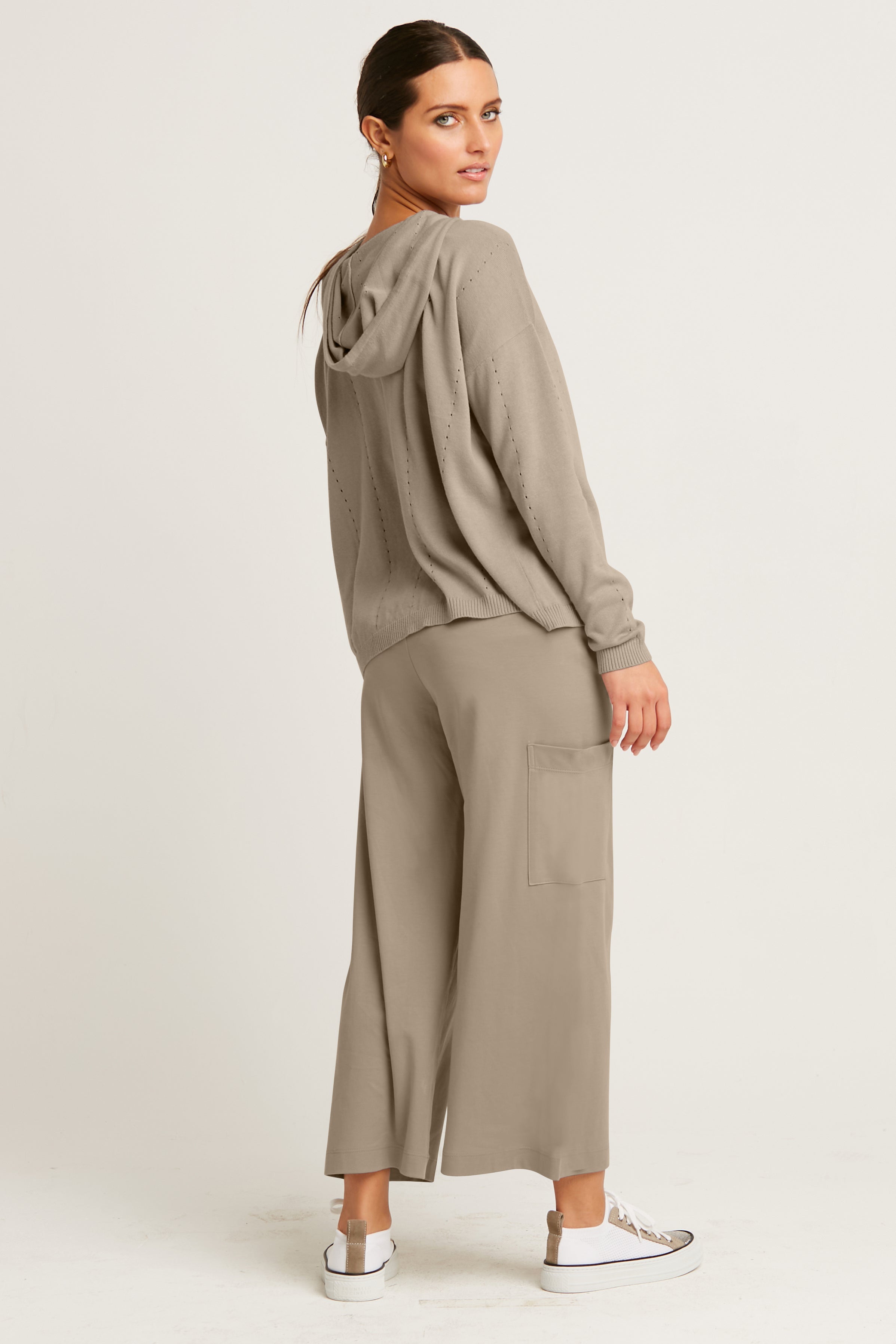 Pima Cotton Crop Gaucho Pants