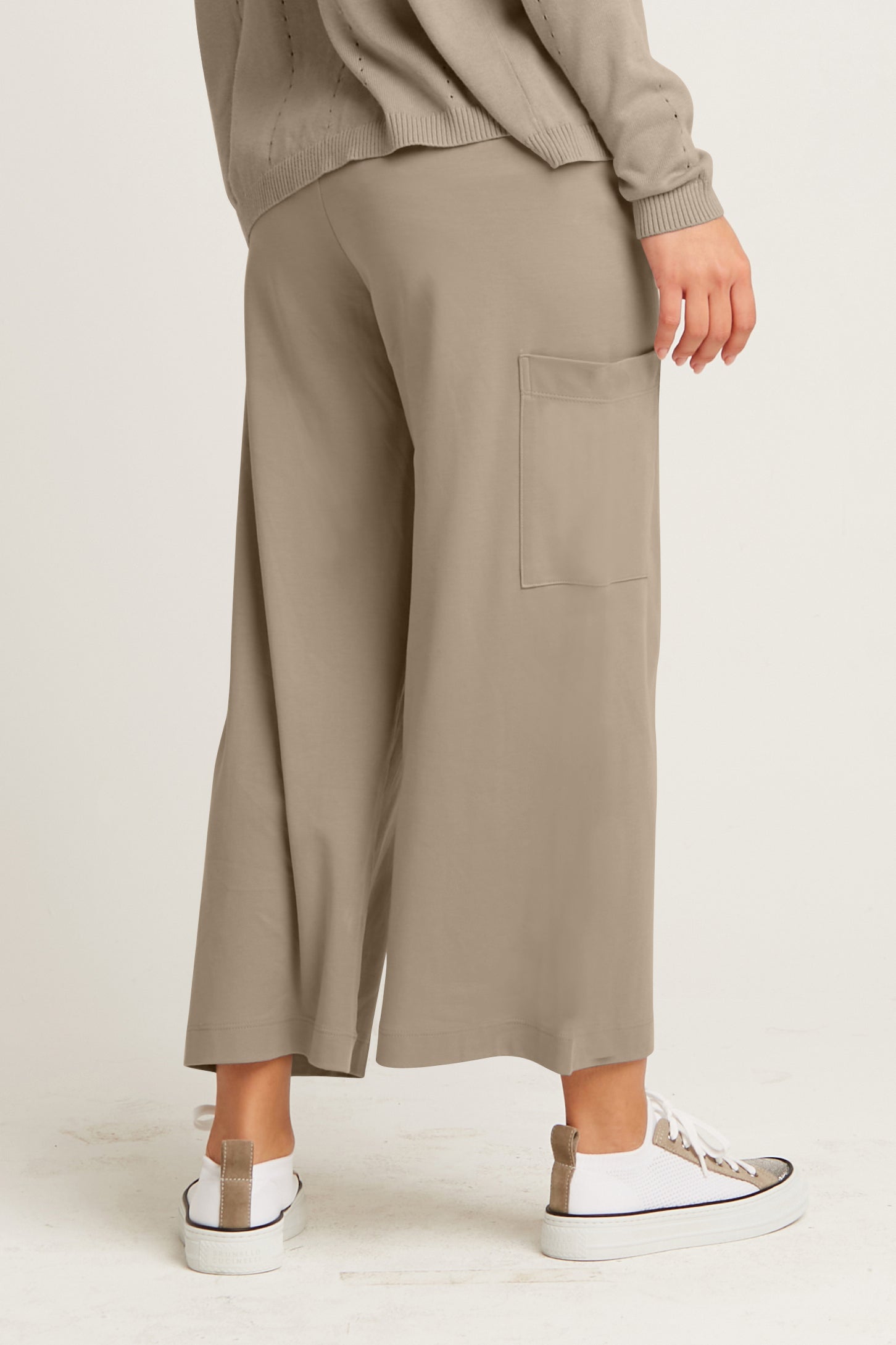 Pima Cotton Crop Gaucho Pants