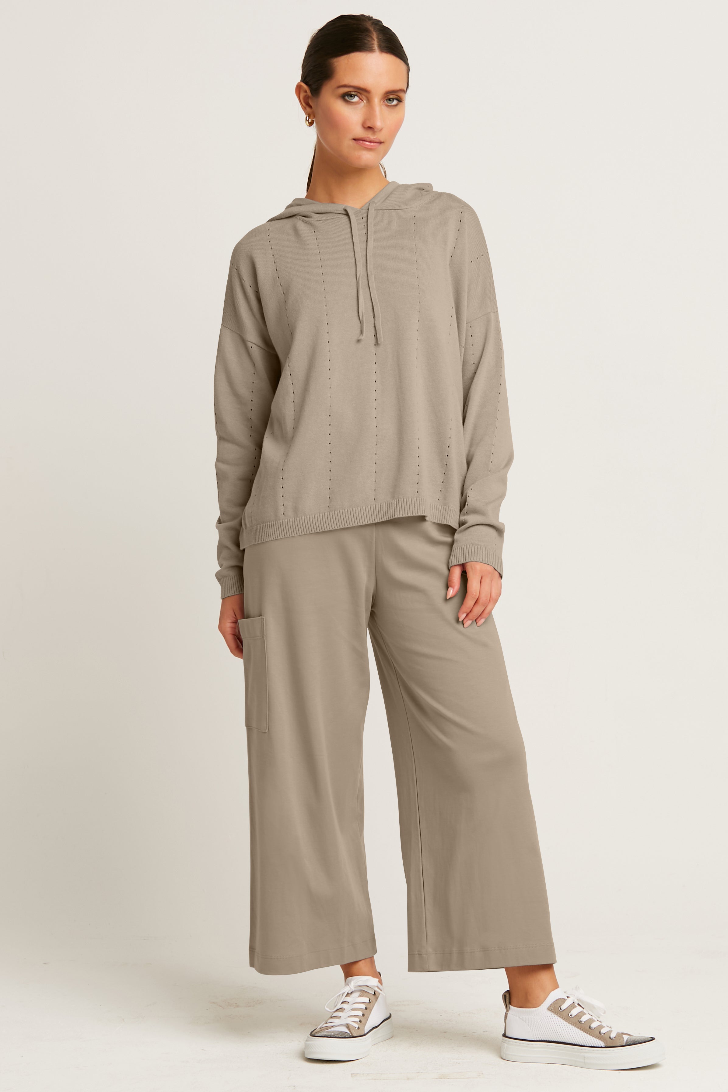 Pima Cotton Crop Gaucho Pants