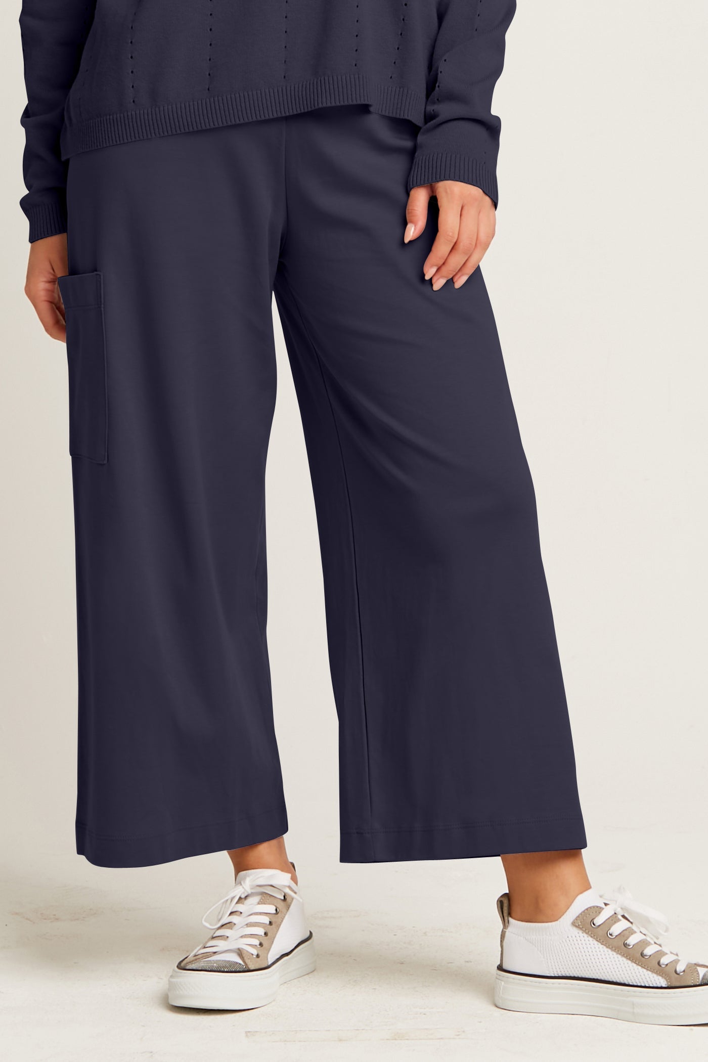 Pima Cotton Crop Gaucho Pants