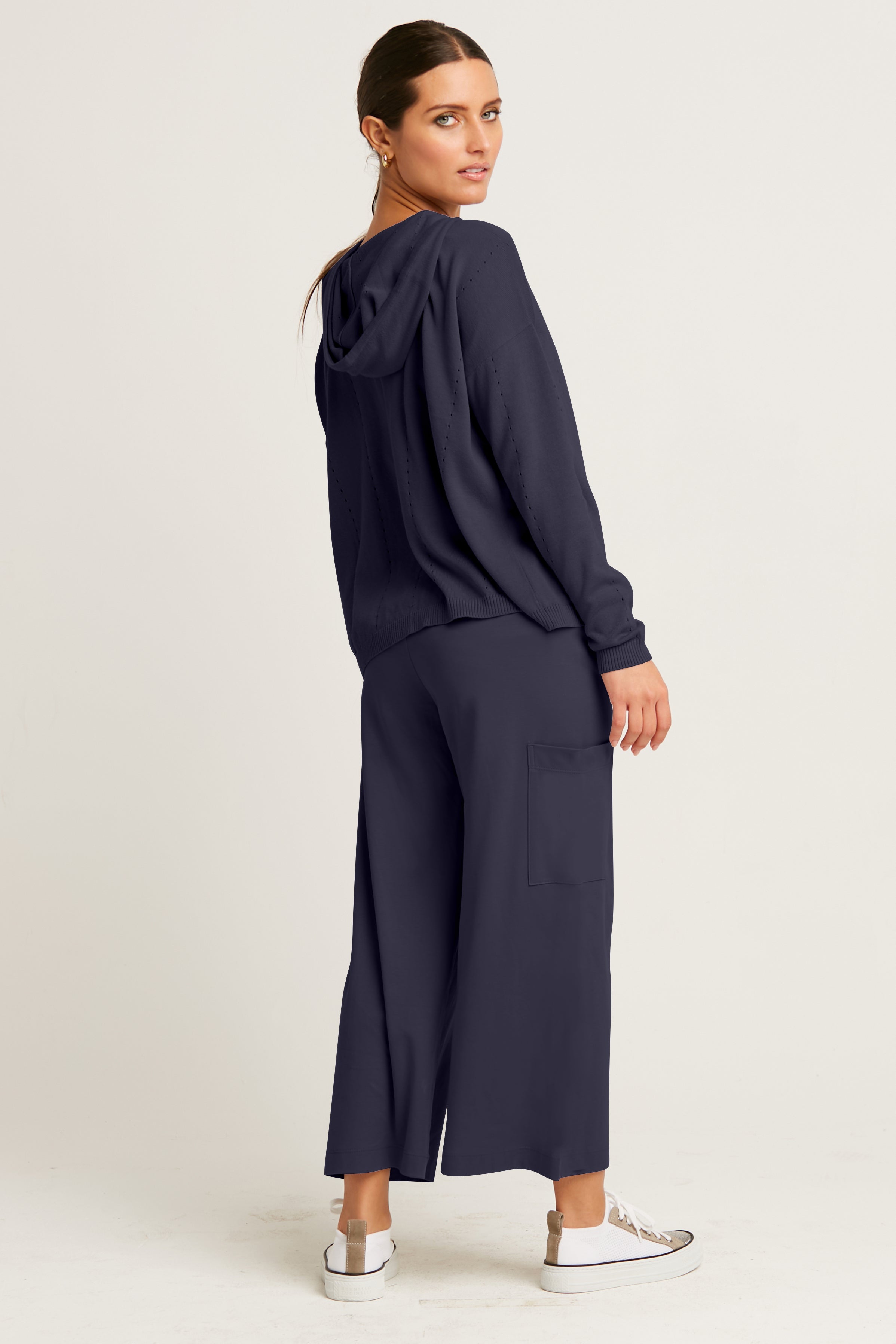 Pima Cotton Crop Gaucho Pants