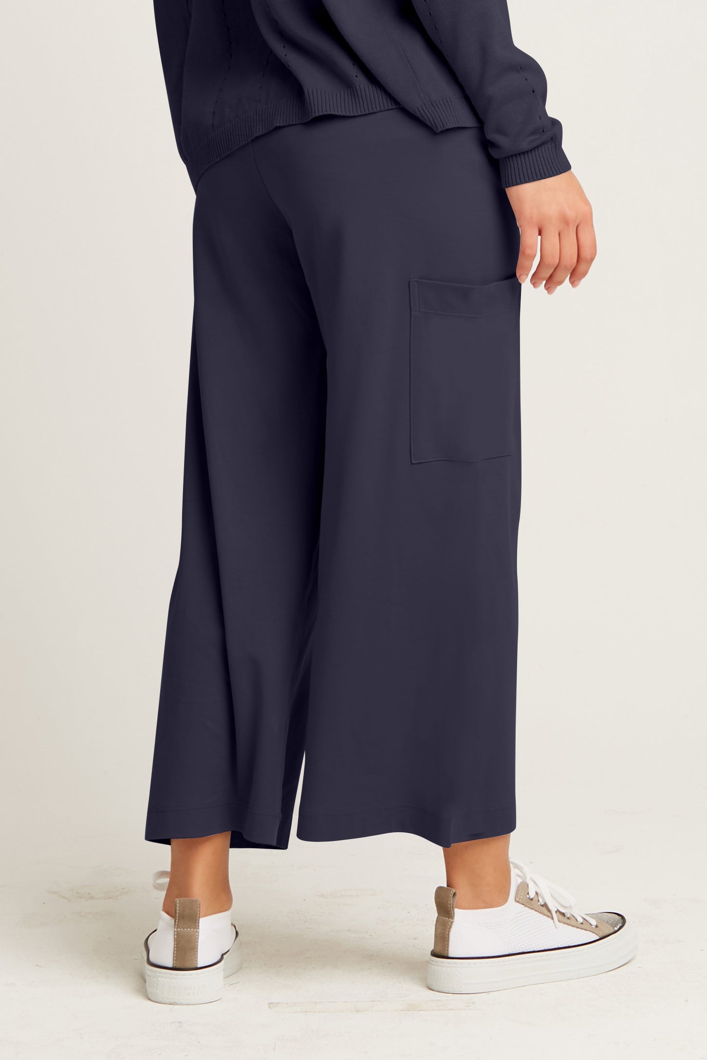 Pima Cotton Crop Gaucho Pants