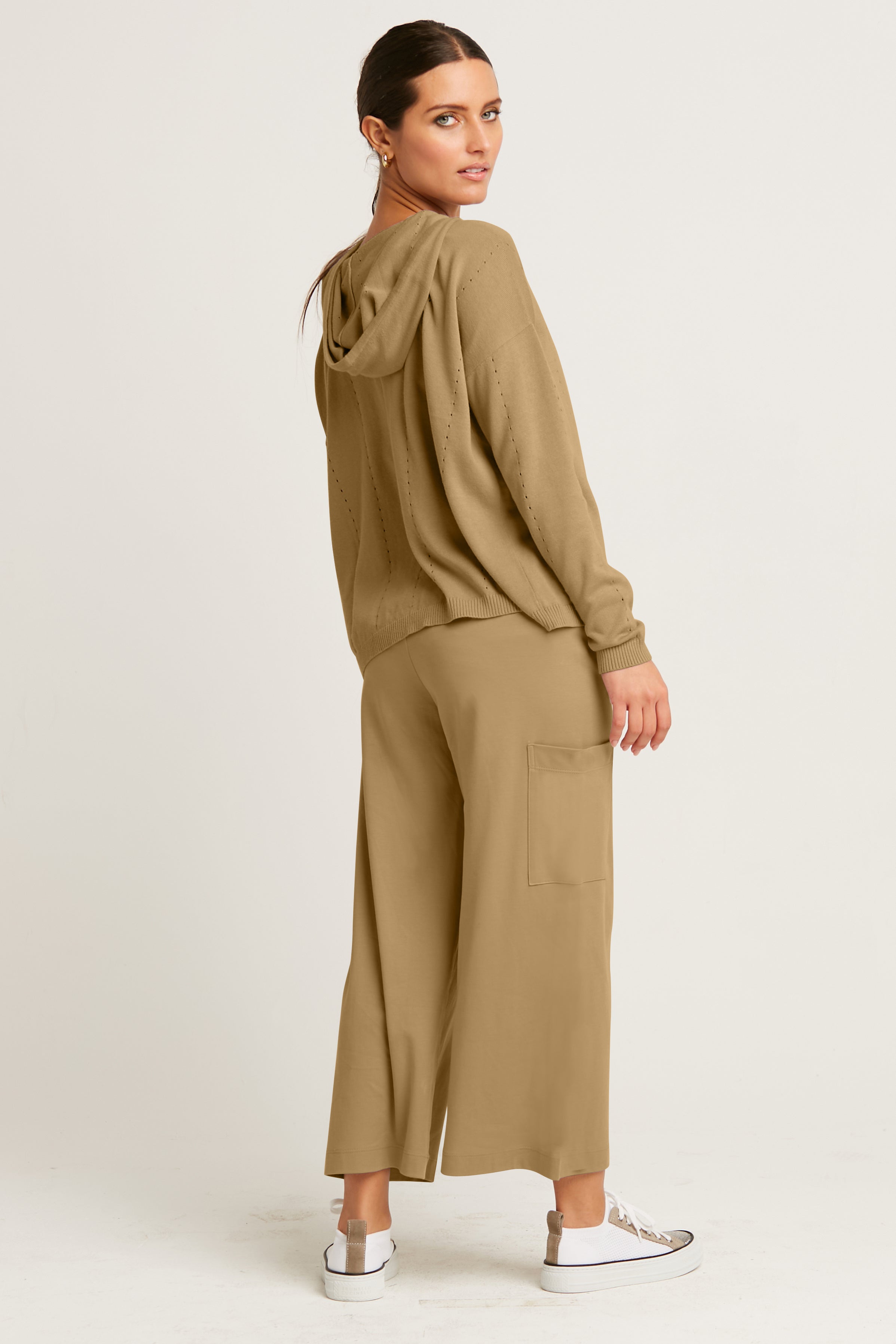 Pima Cotton Crop Gaucho Pants