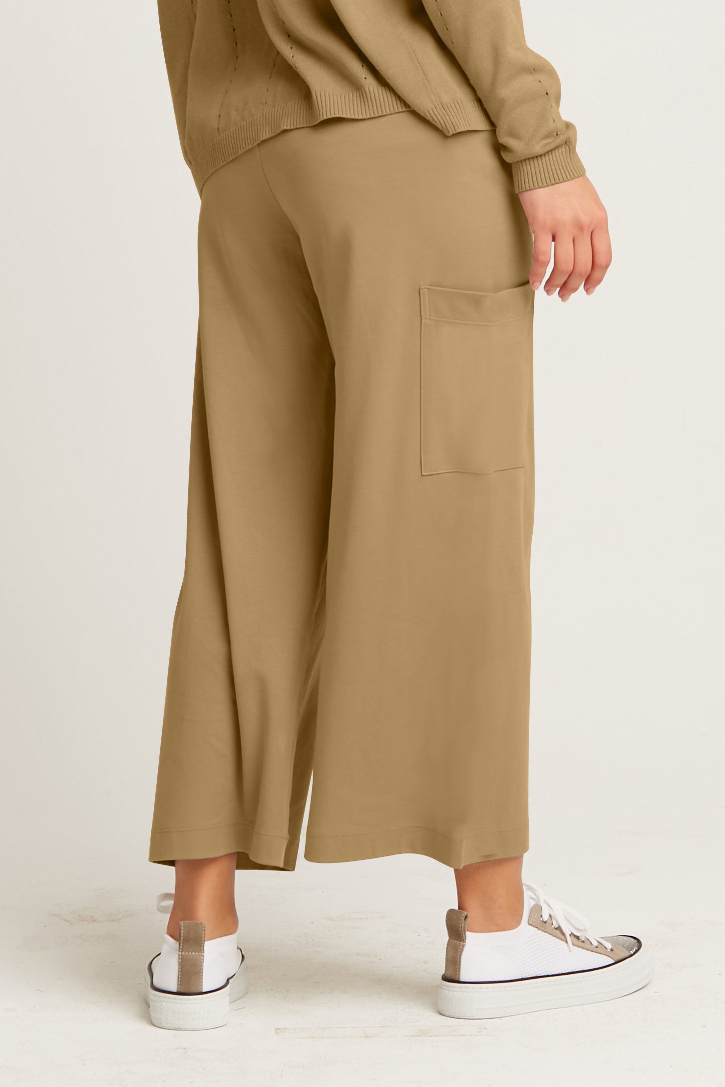 Pima Cotton Crop Gaucho Pants