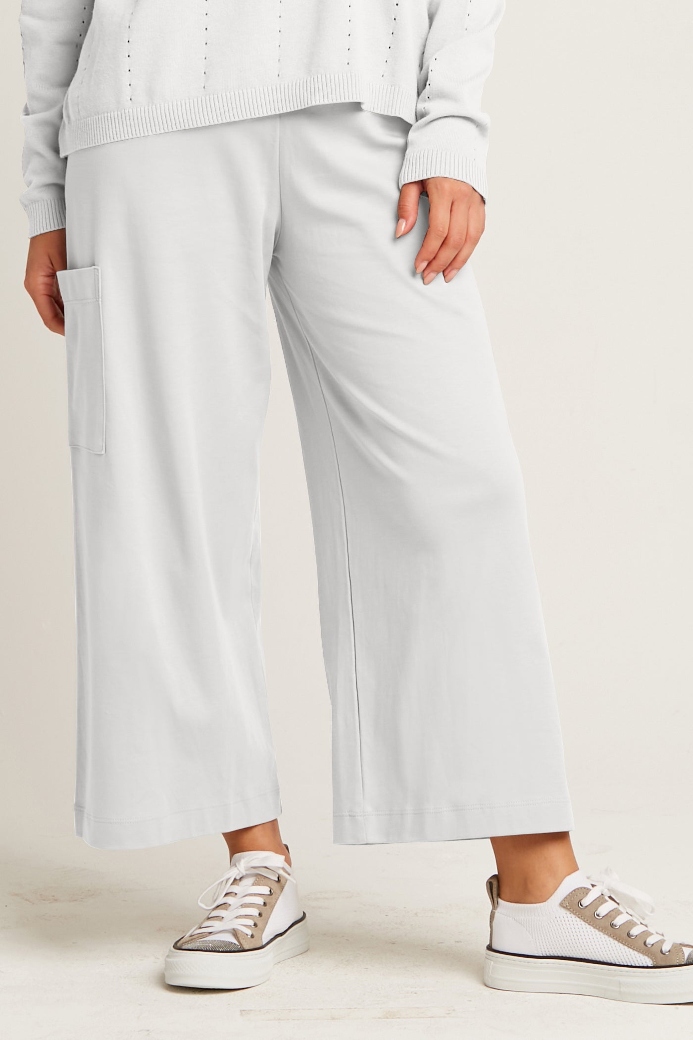 Pima Cotton Crop Gaucho Pants