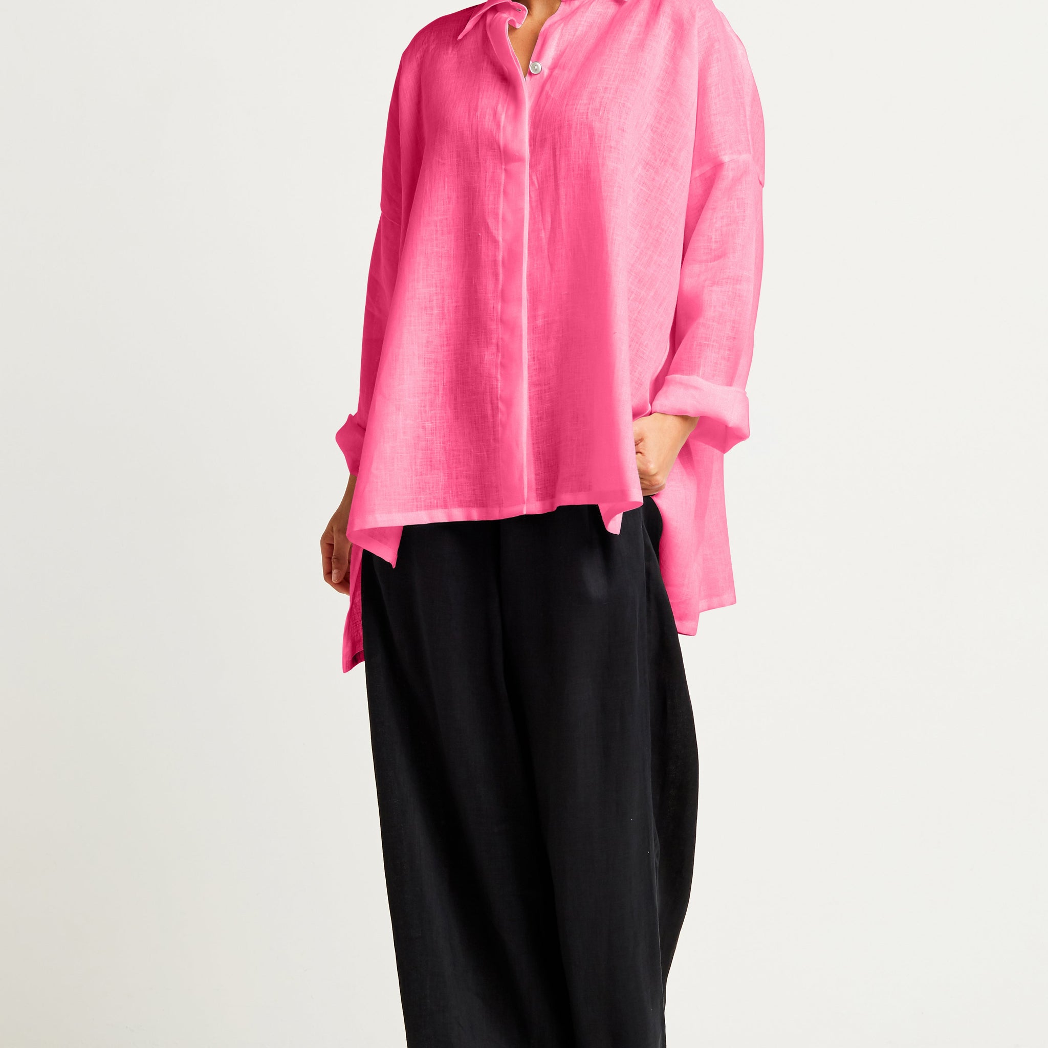 Handkerchief Linen E-Z Shirt