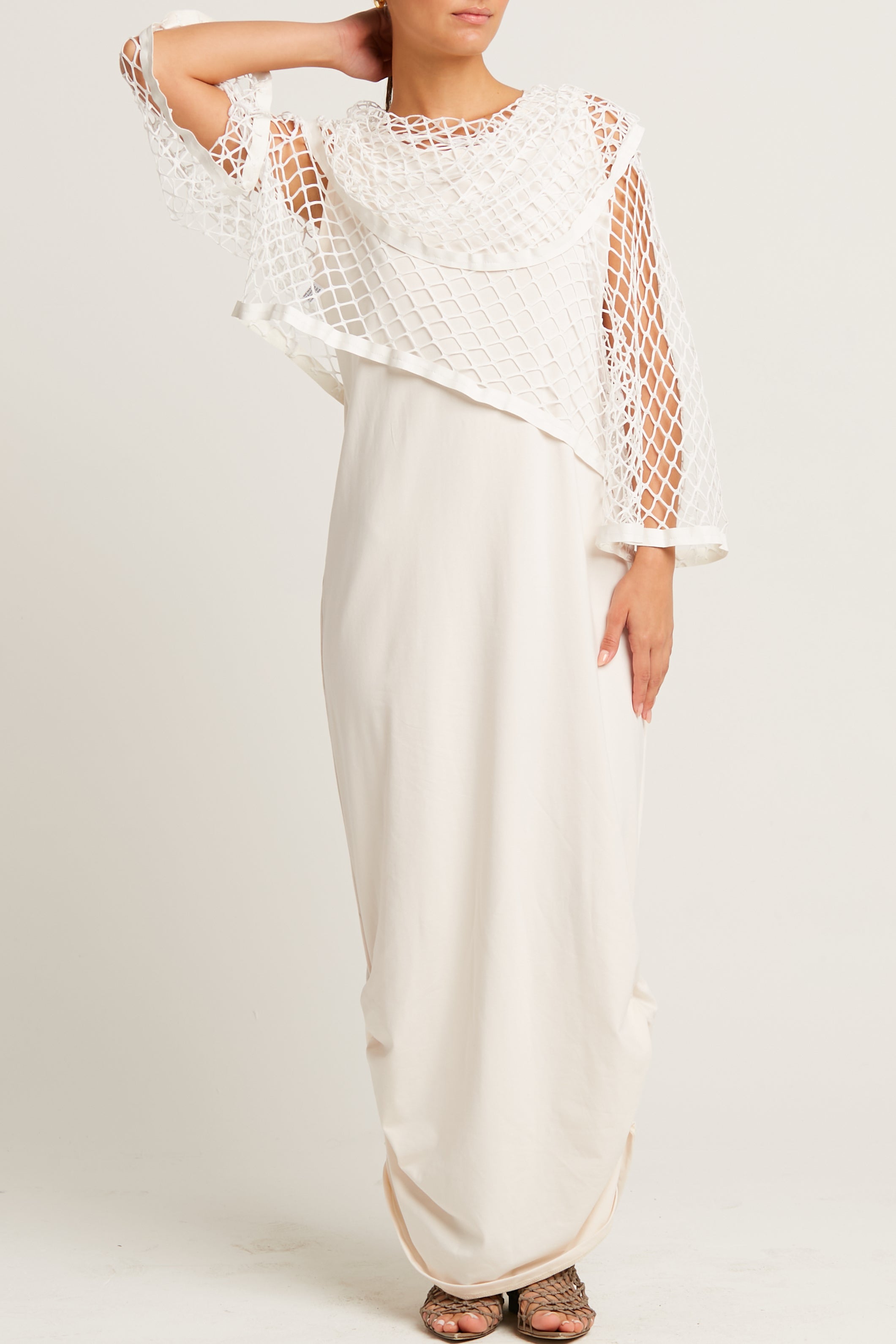 Cotton Lycra Ruched Tank Dress