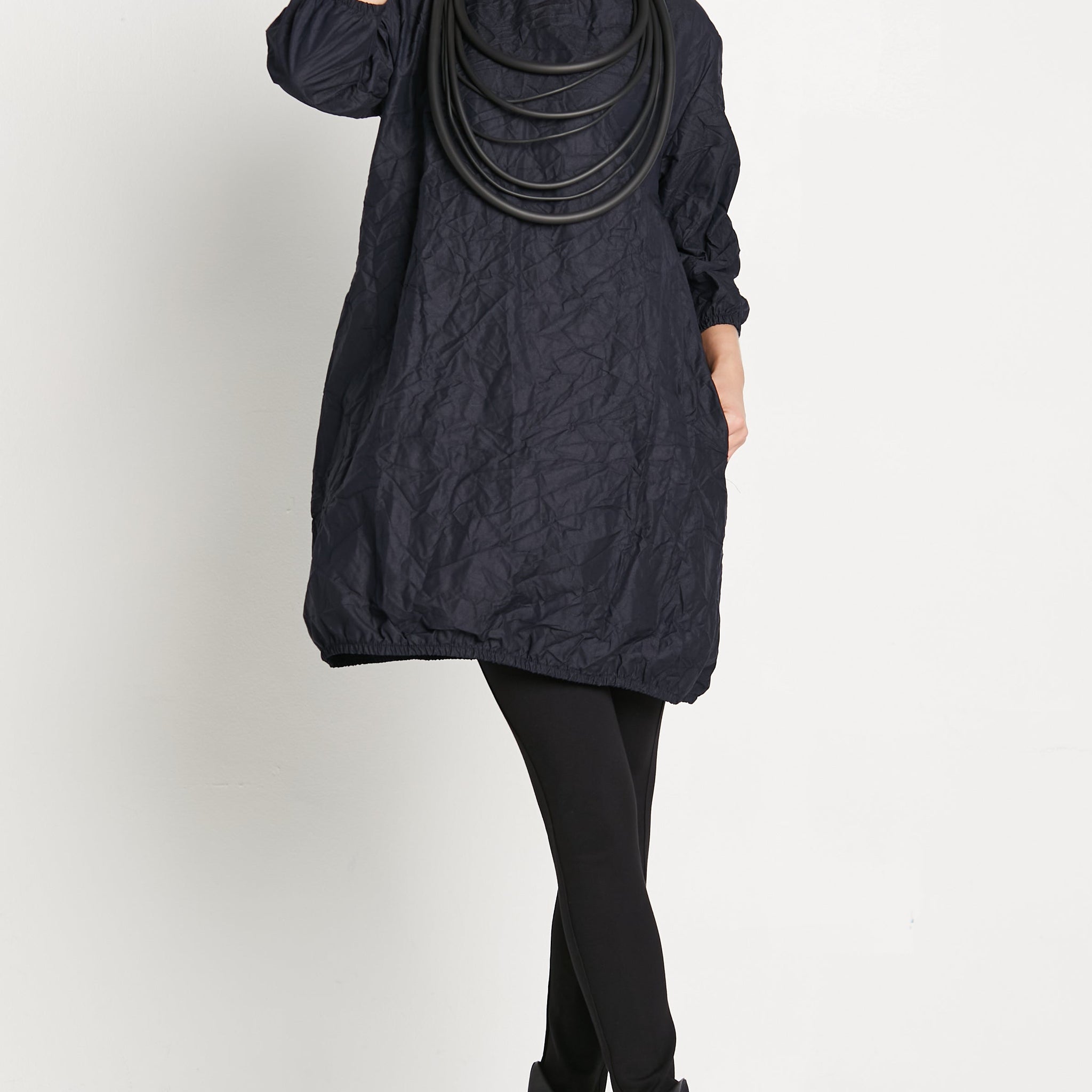 Crushed Nylon Dress