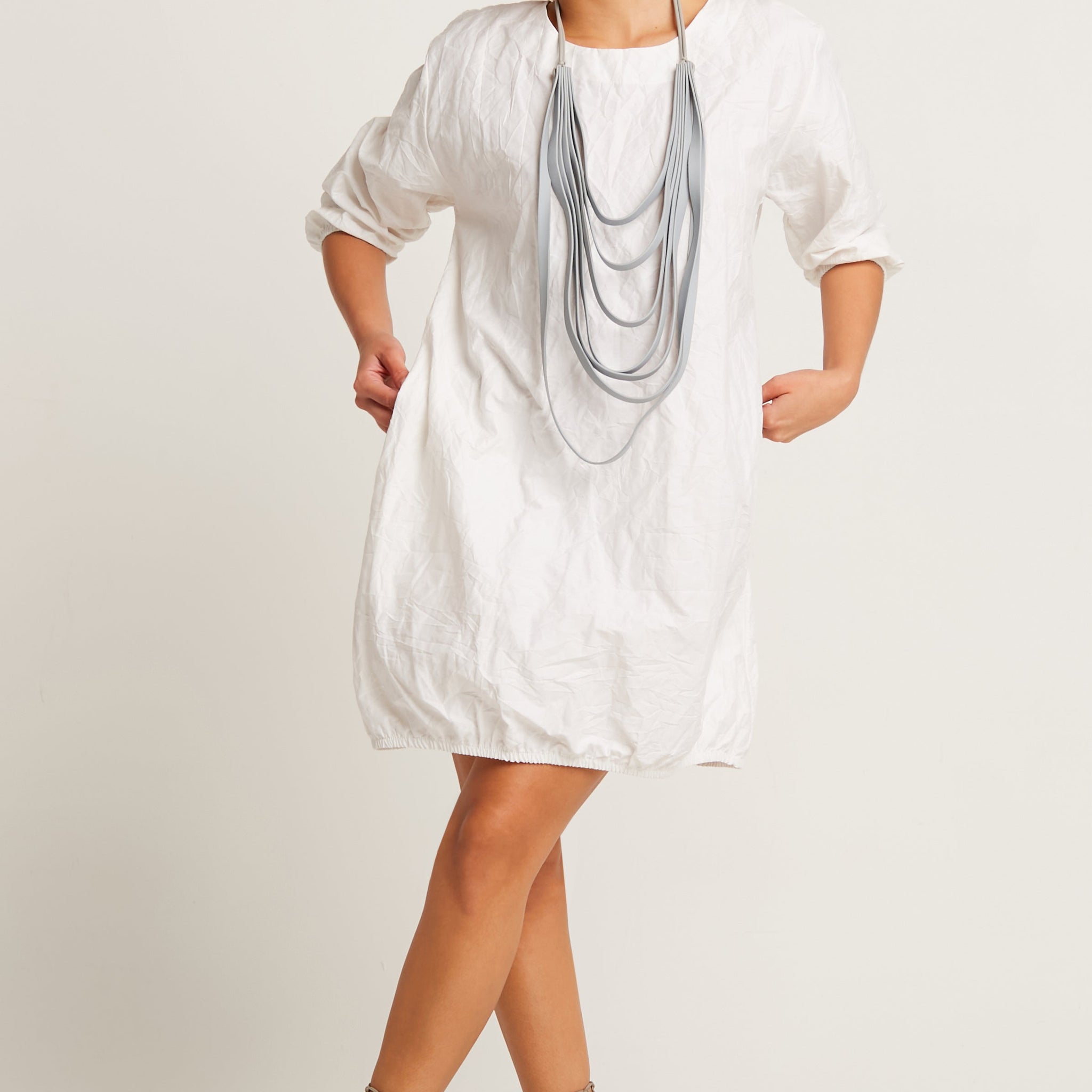 Crushed Nylon Dress