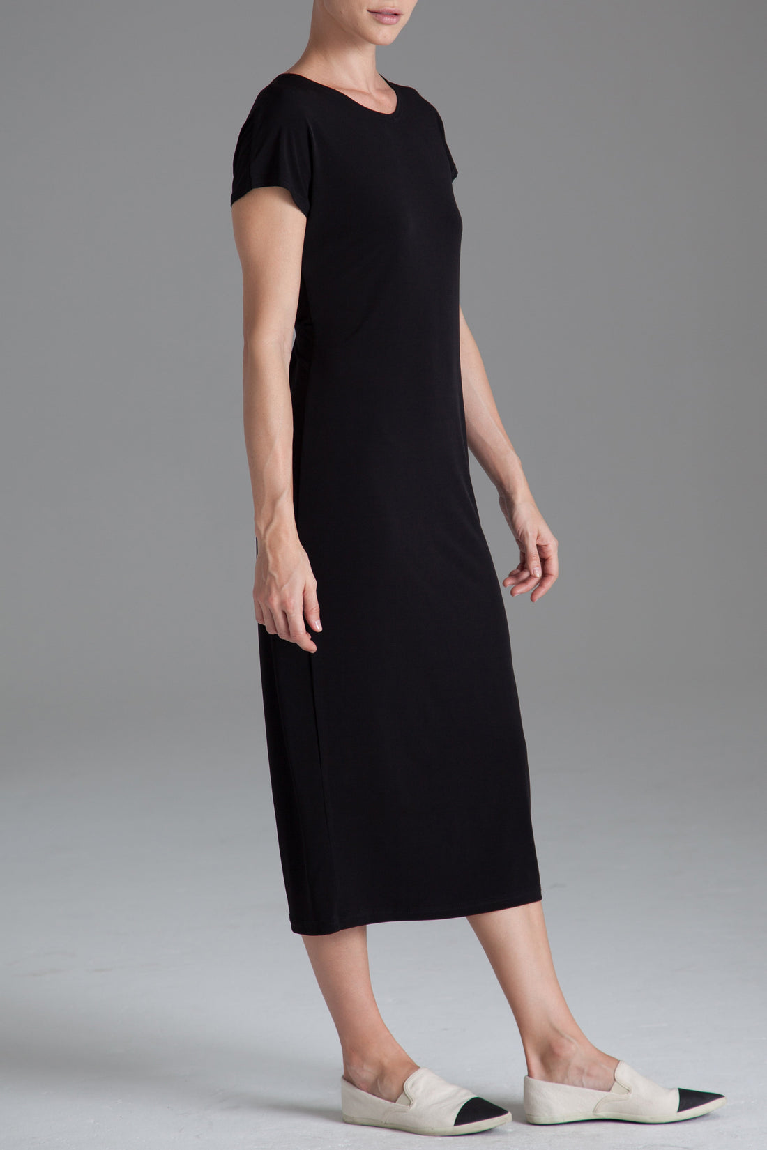Matte Jersey Twist Back Dress