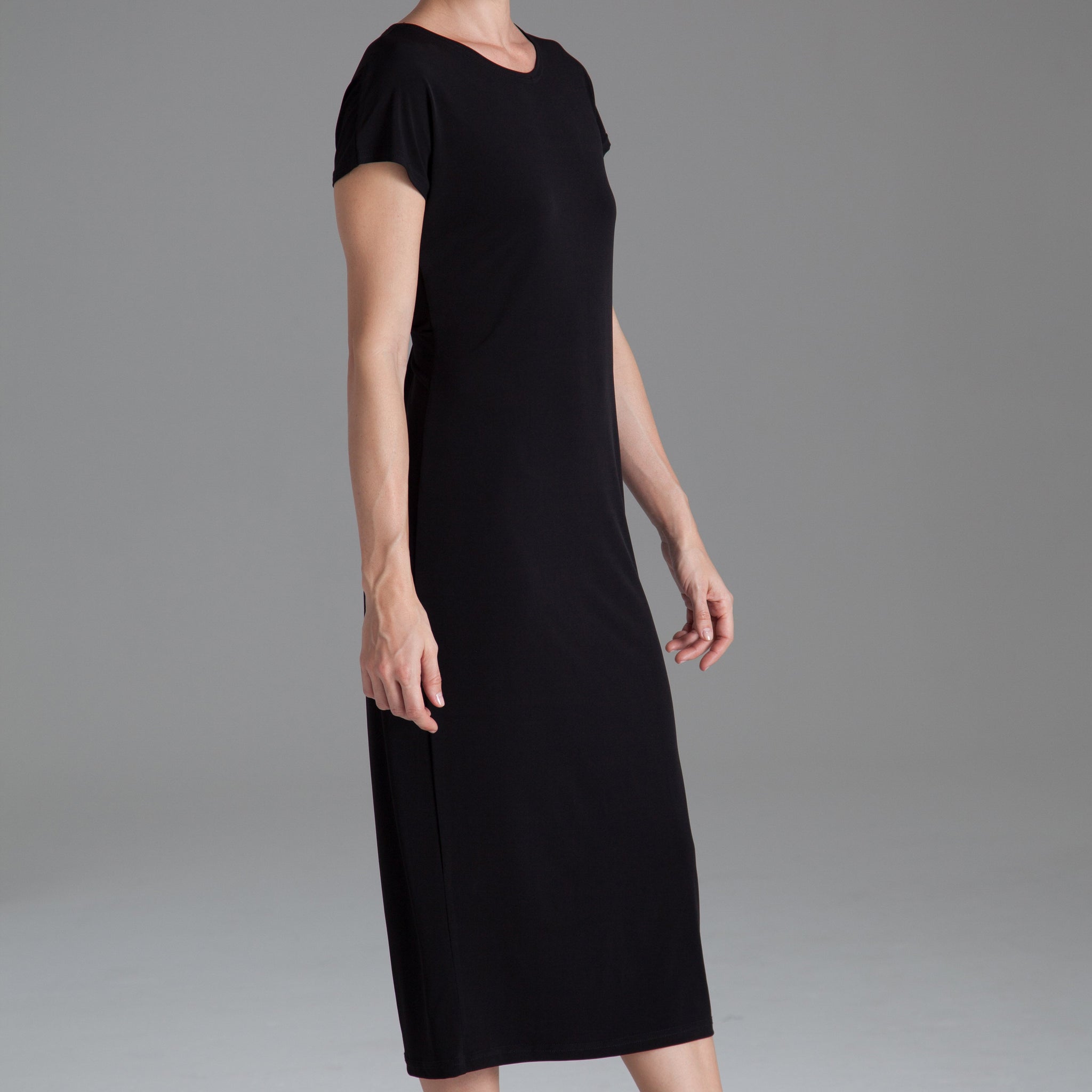 Matte Jersey Twist Back Dress