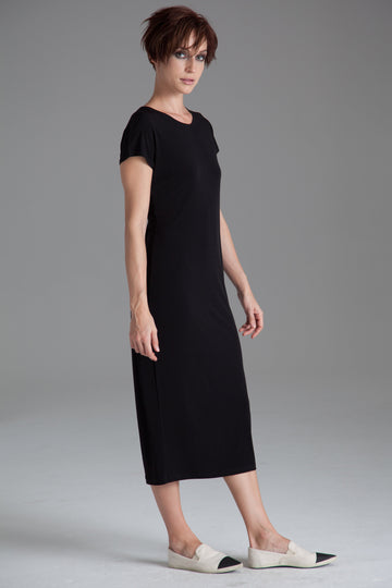 Matte Jersey Twist Back Dress