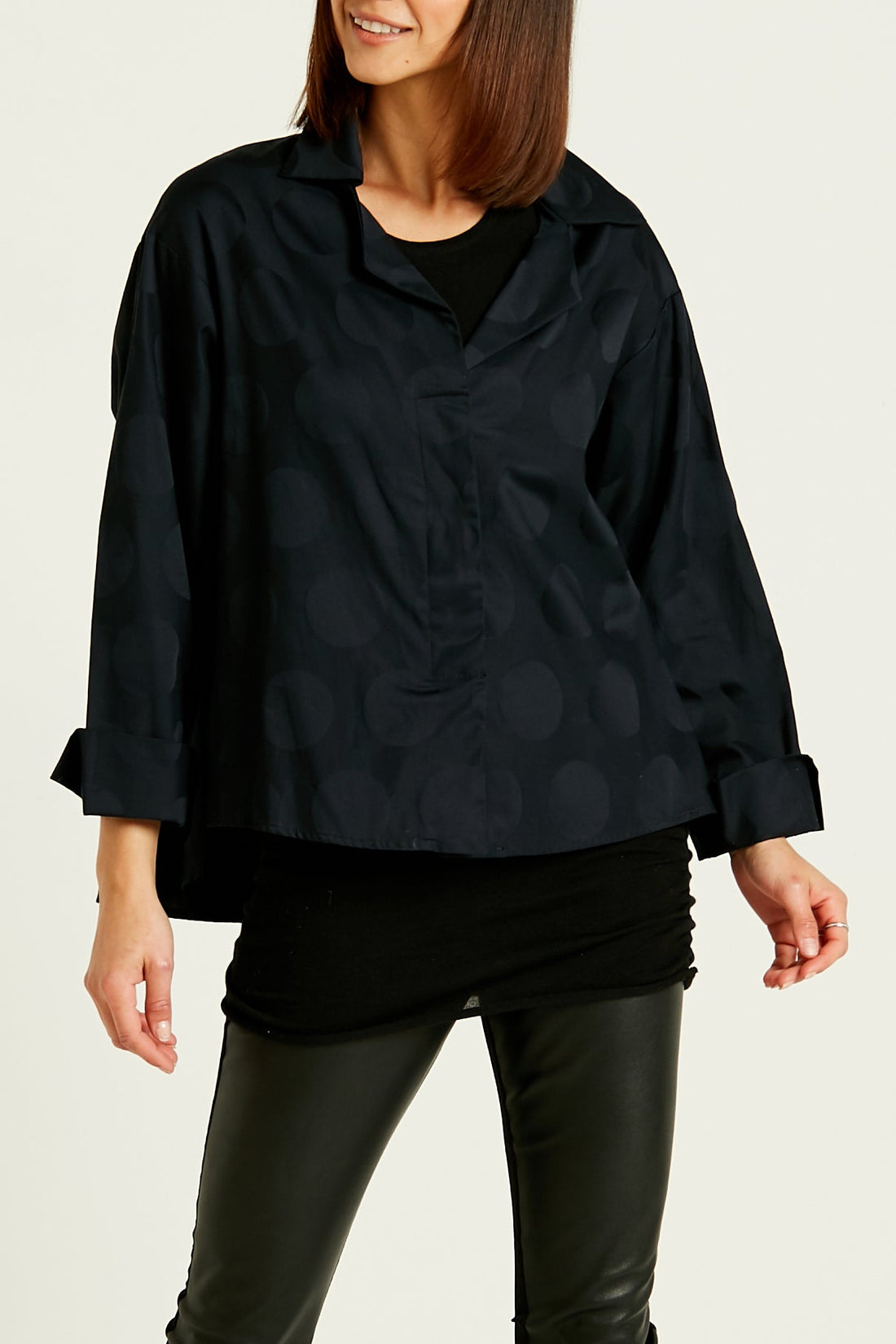 Cotton Jacquard Mini-Man Shirt