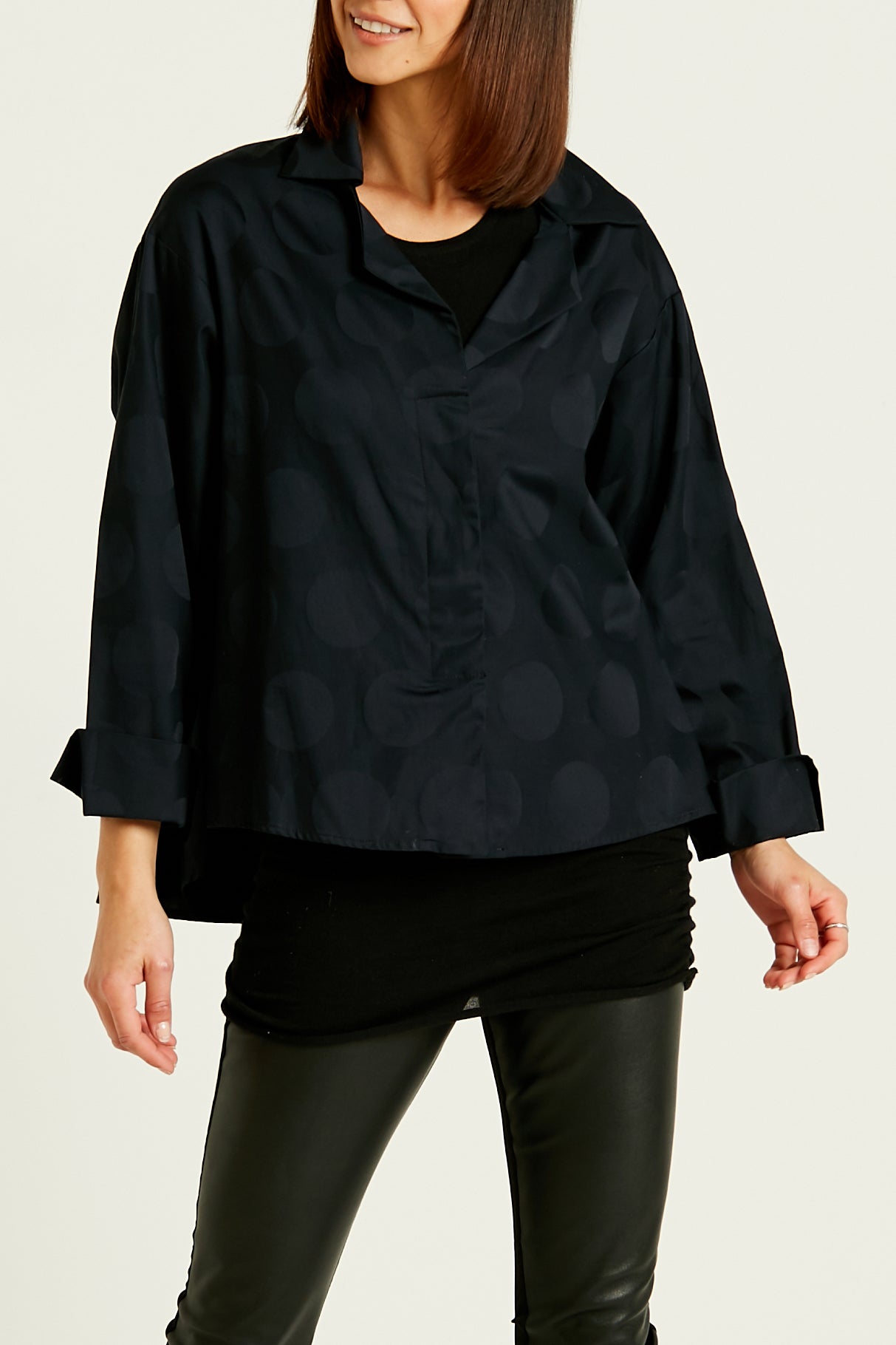Cotton Jacquard Mini-Man Shirt