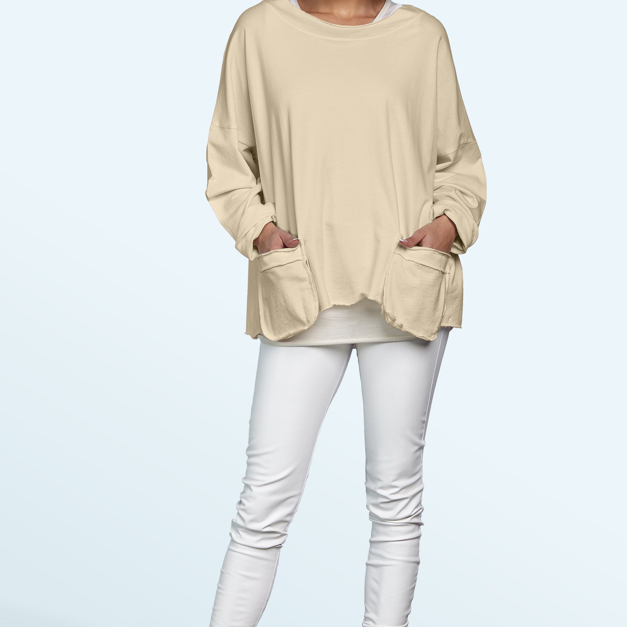 French Terry 2 Pocket Top