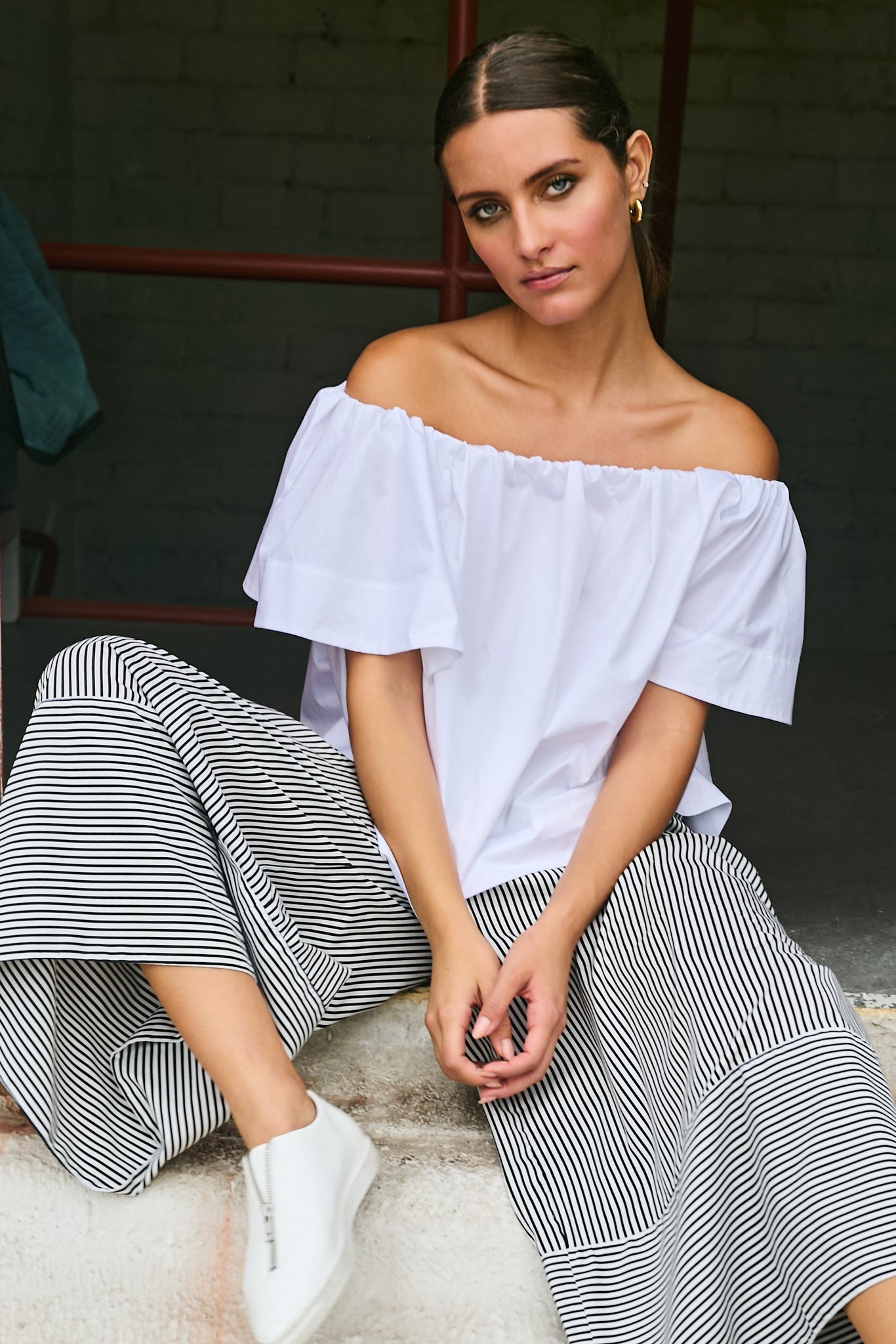 Cotton Peasant Top