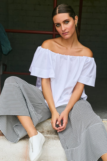 Cotton Peasant Top