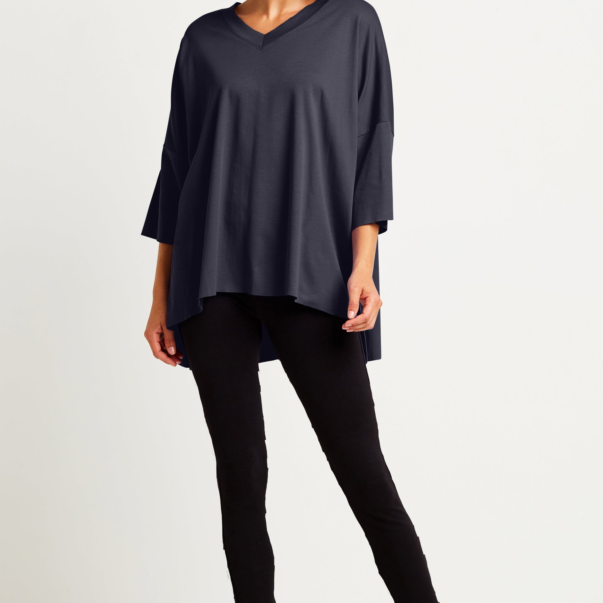 Pima Cotton S/S V Tee