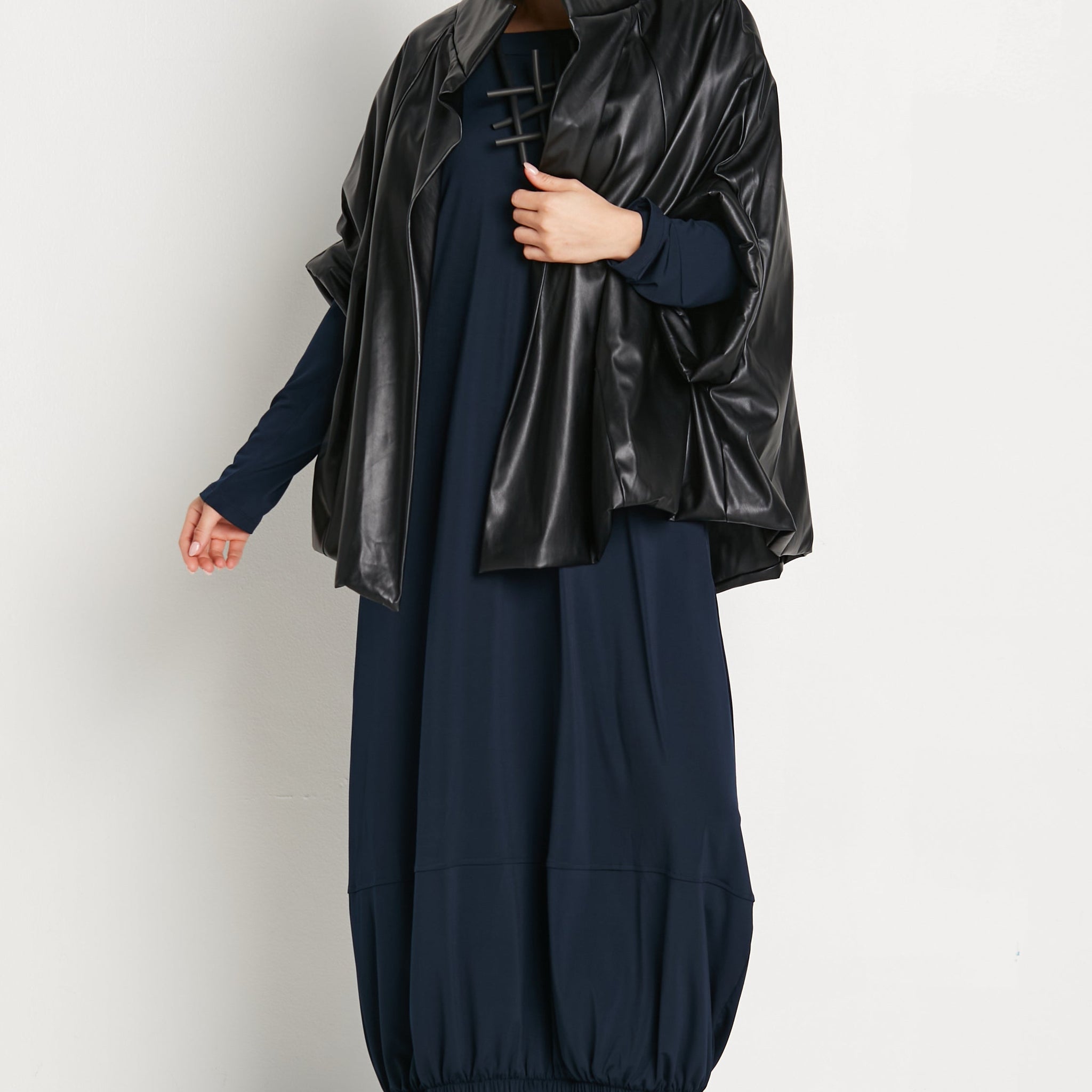 Vegan Leather Chic Cape