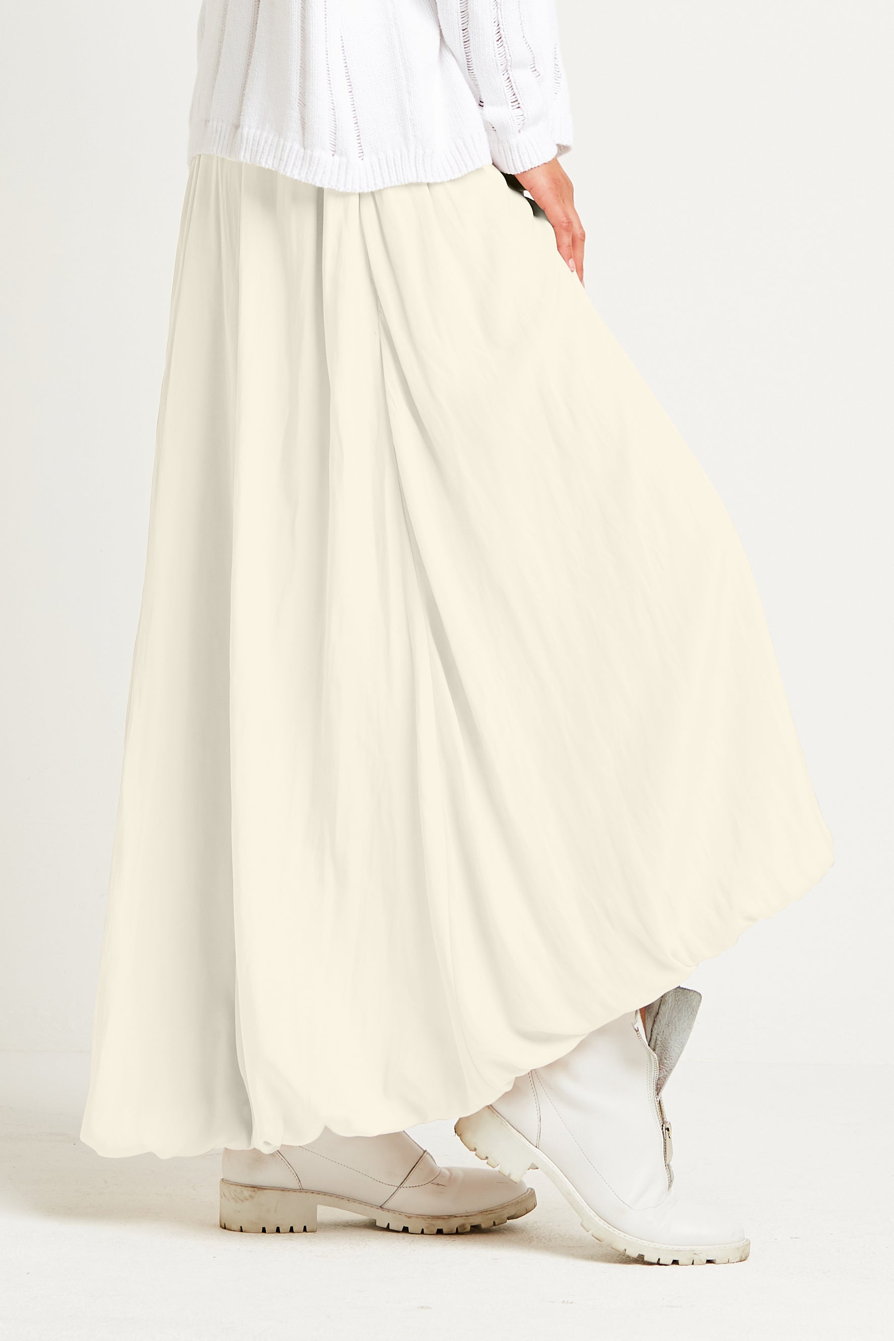 Washable Silk Bubble Skirt
