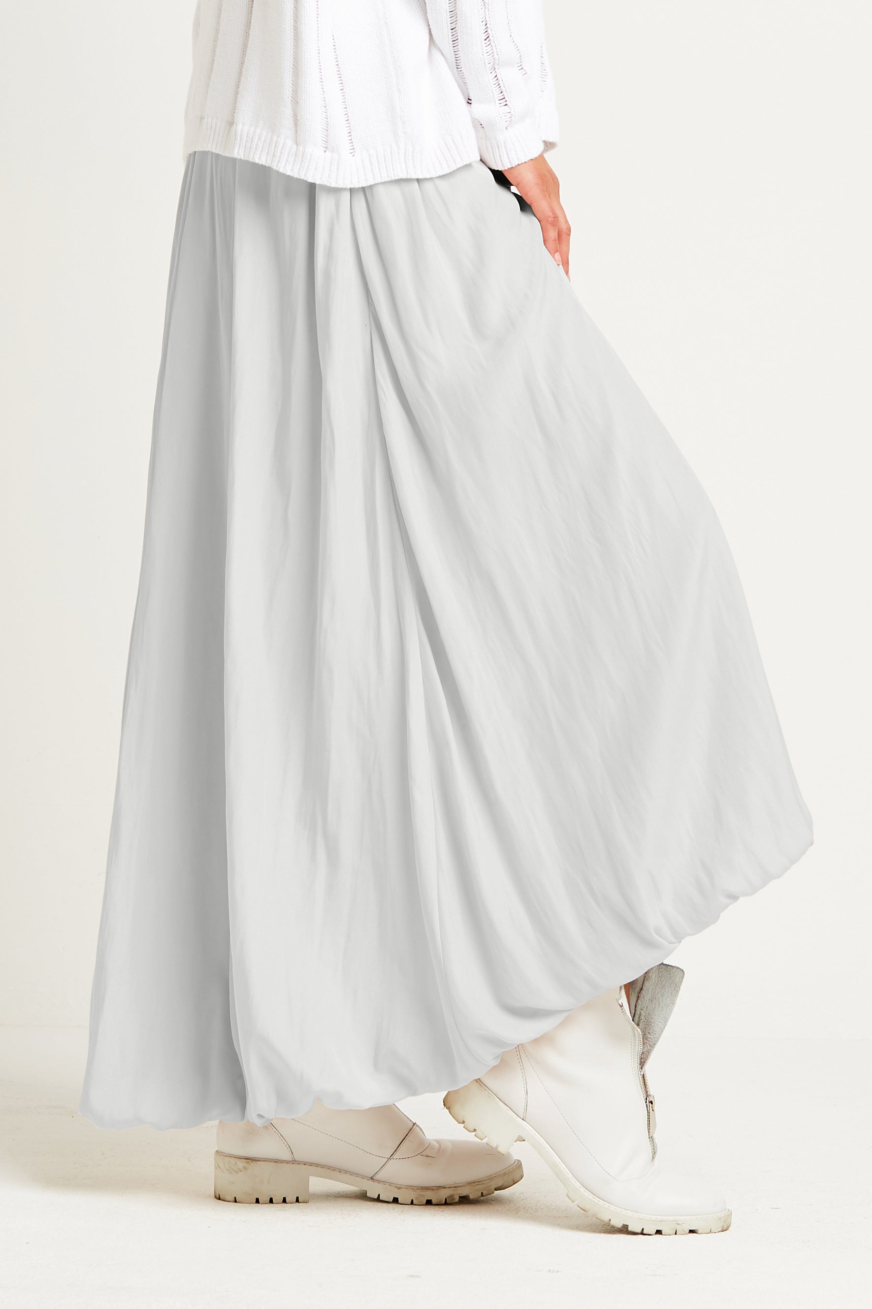Washable Silk Bubble Skirt
