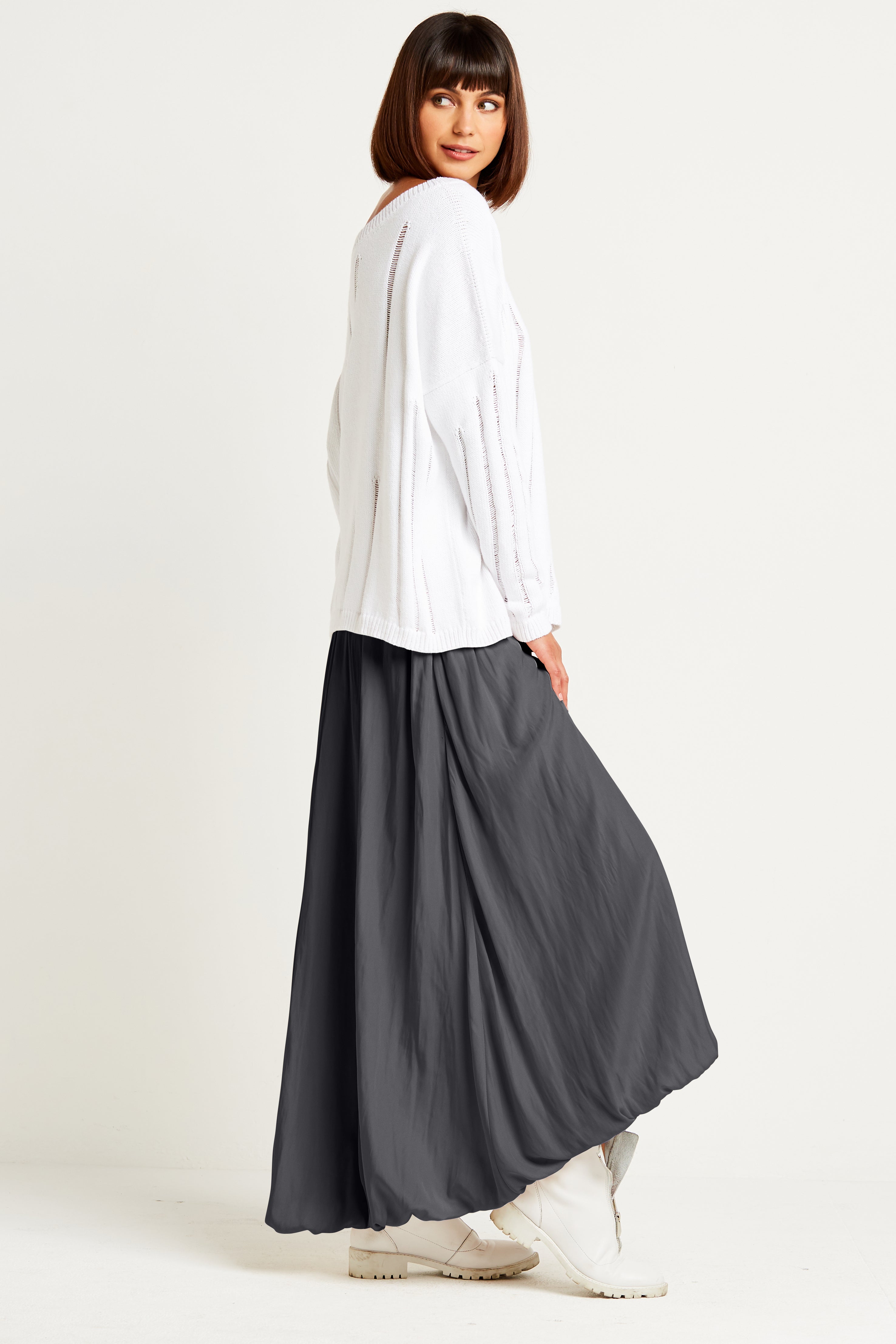 Washable Silk Bubble Skirt