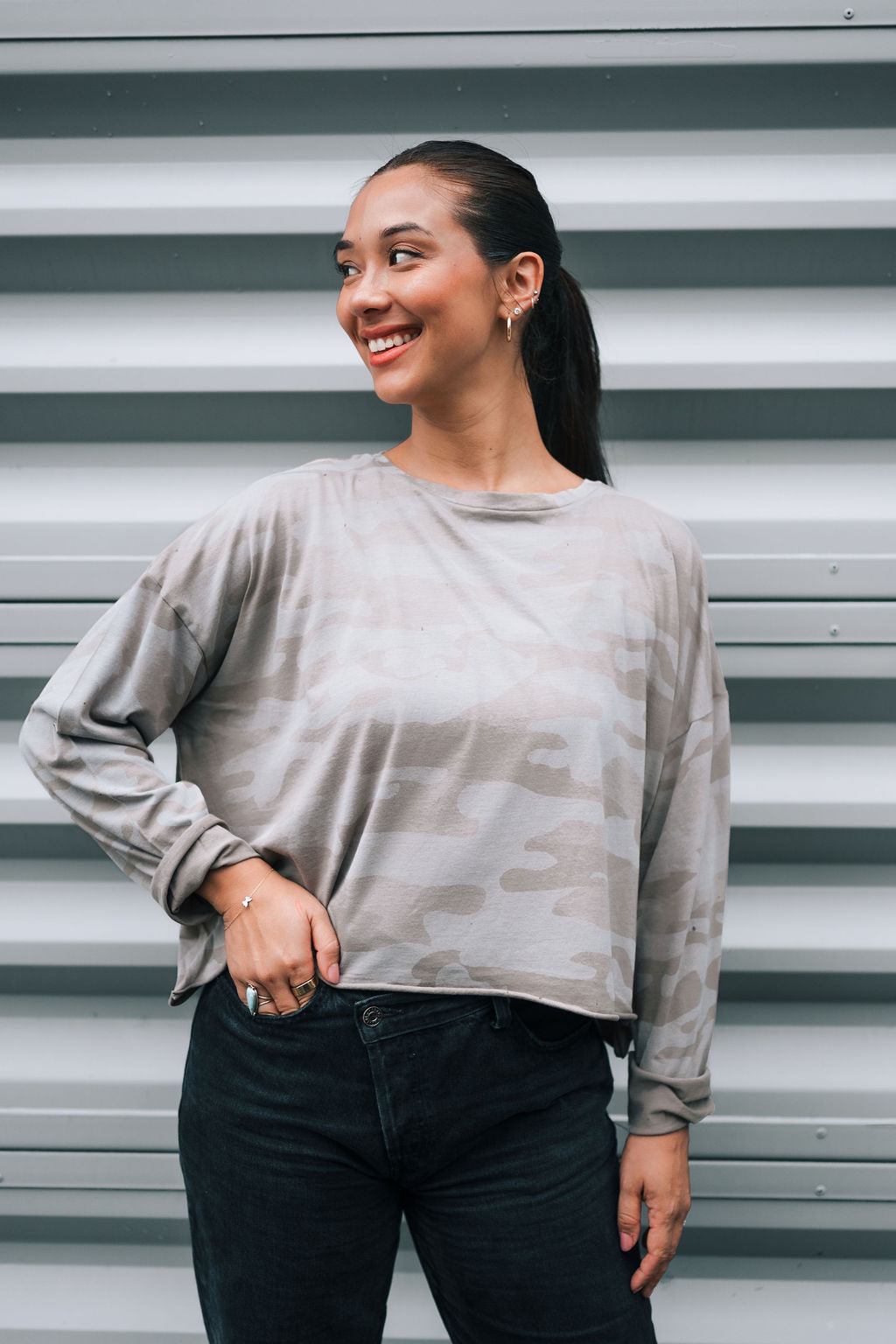 Camo Mini Boxy T