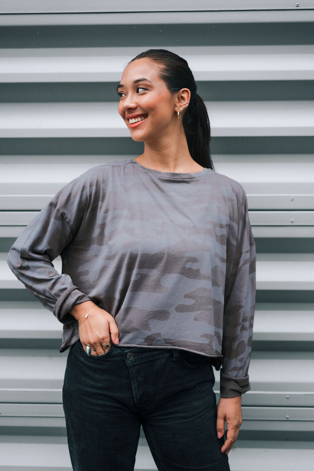 Camo Mini Boxy T