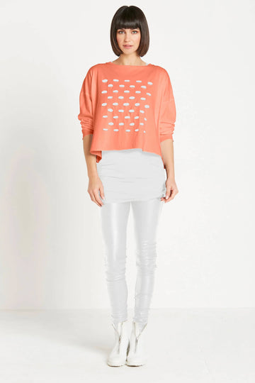 Pima Cotton Cut-up Mini Boxy T