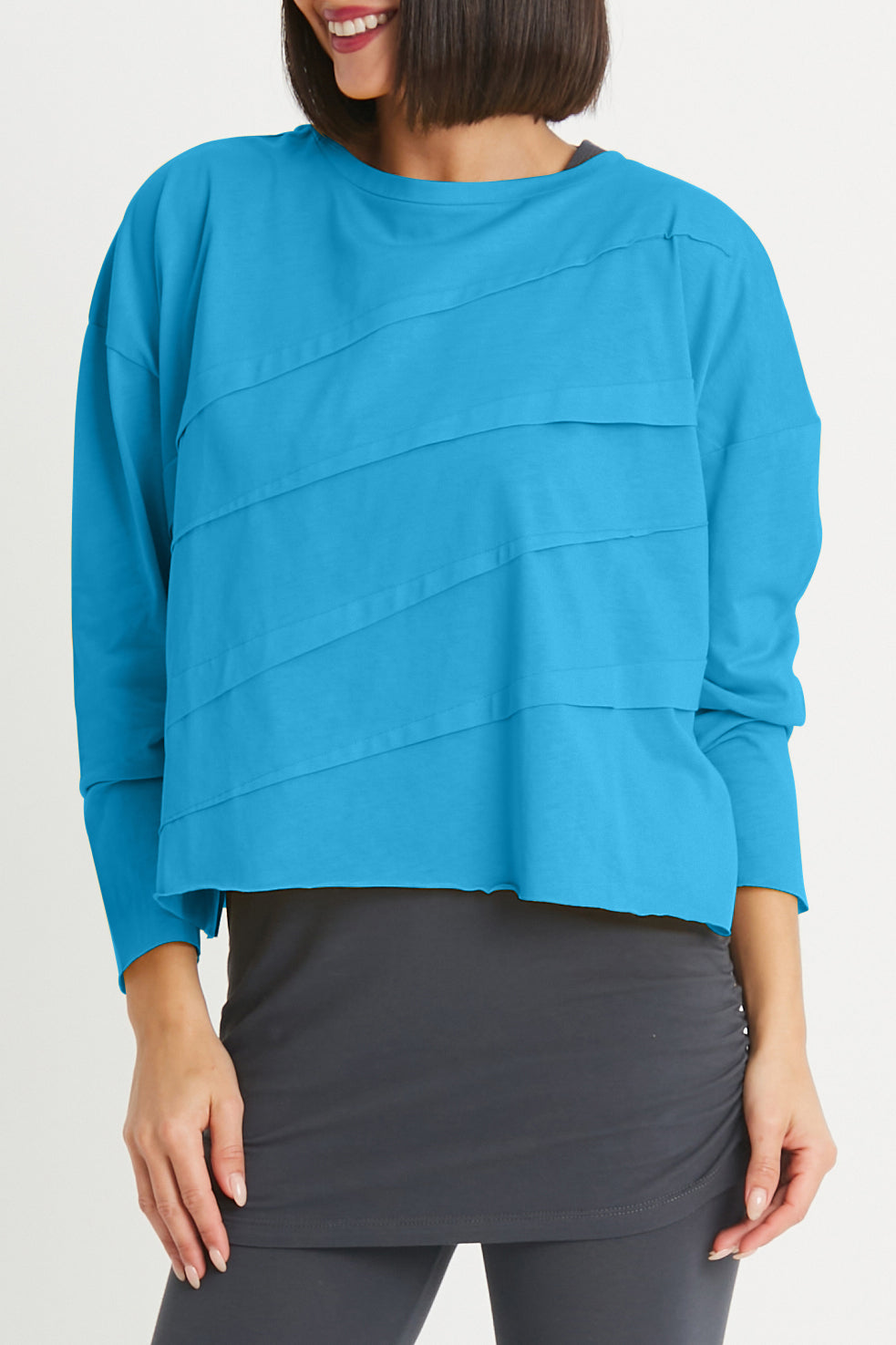 Pima Cotton Mini Tucked Tee