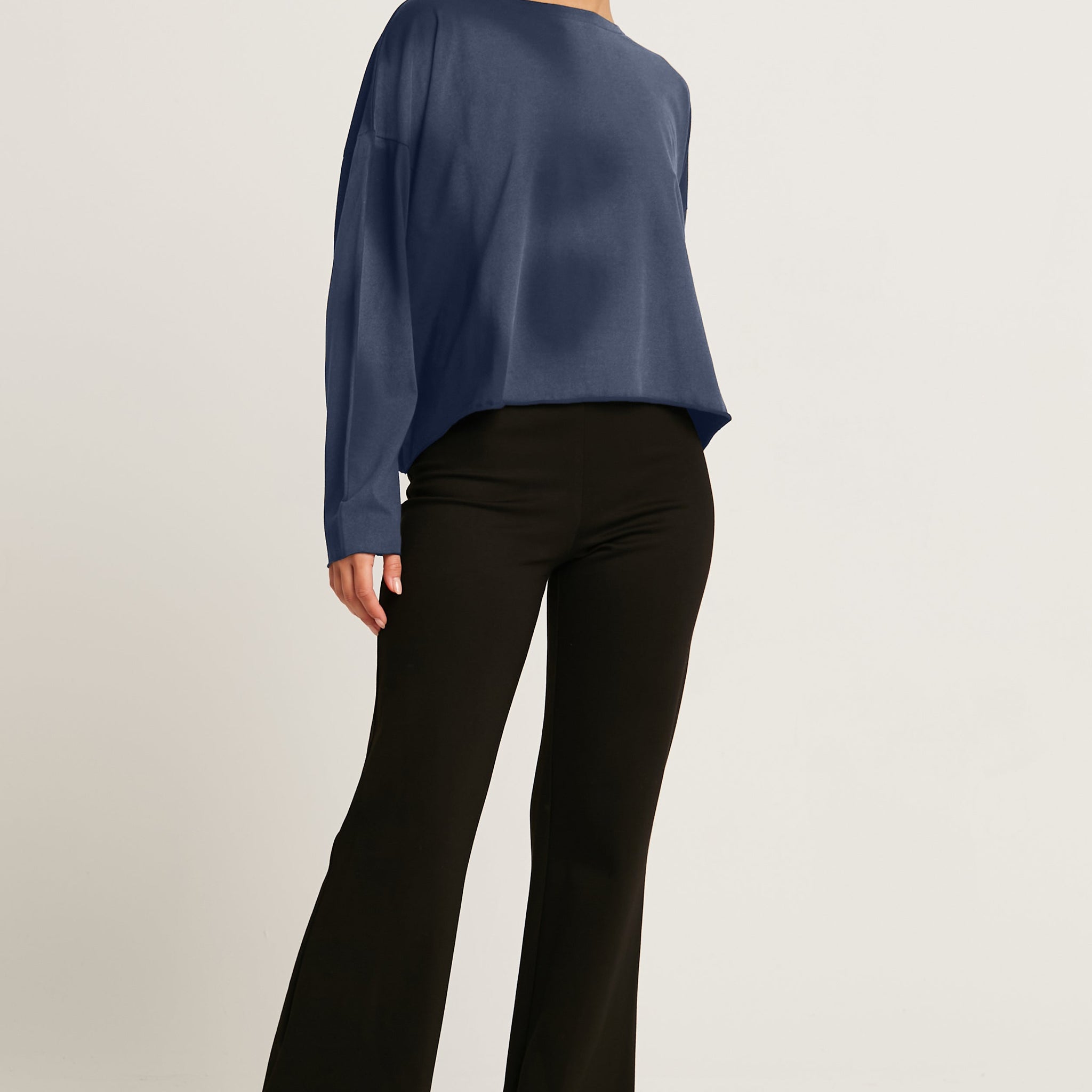 Pima Cotton Overdyed Mini Luxury Boxy T