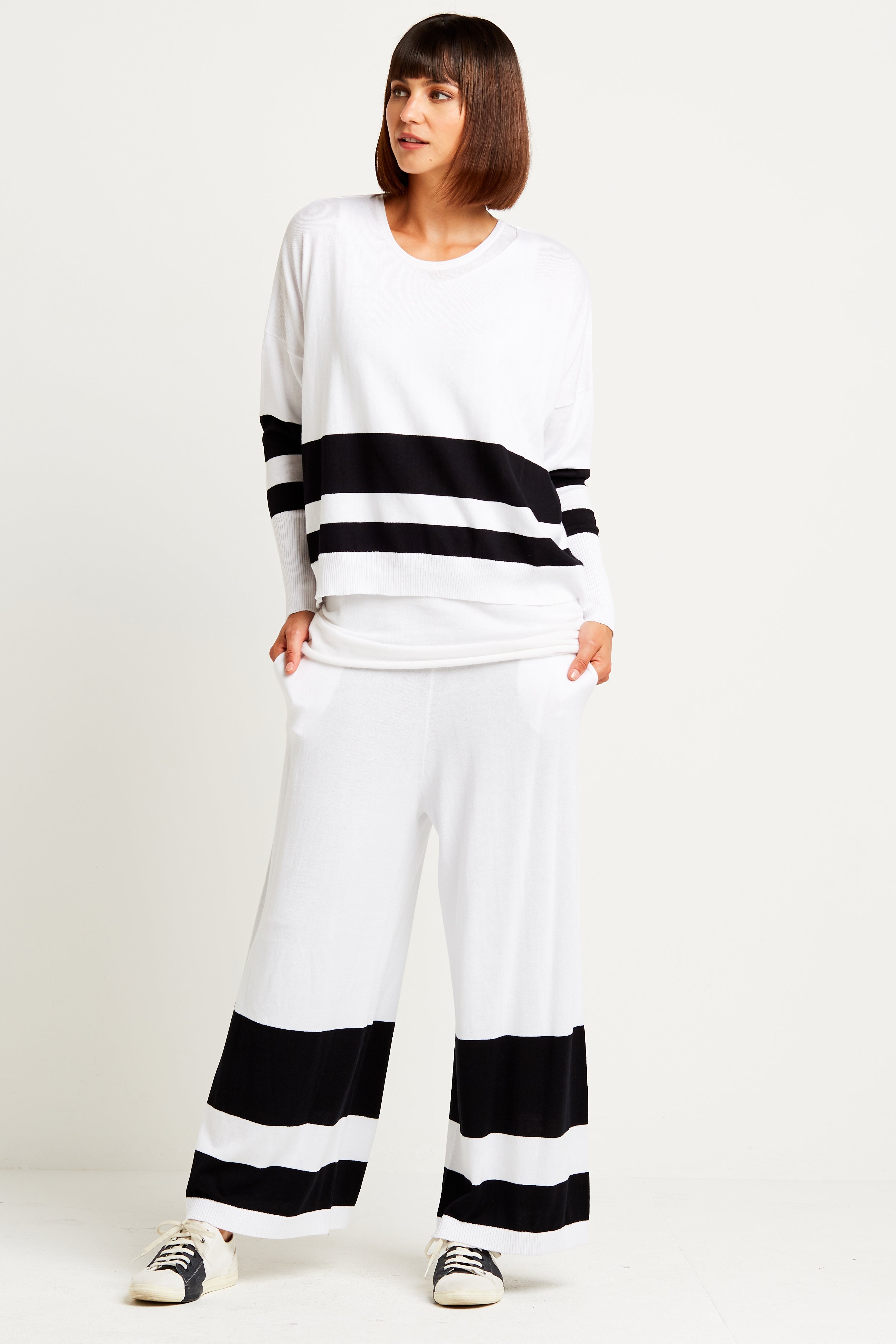 Pima Cotton Retro Knit Pants